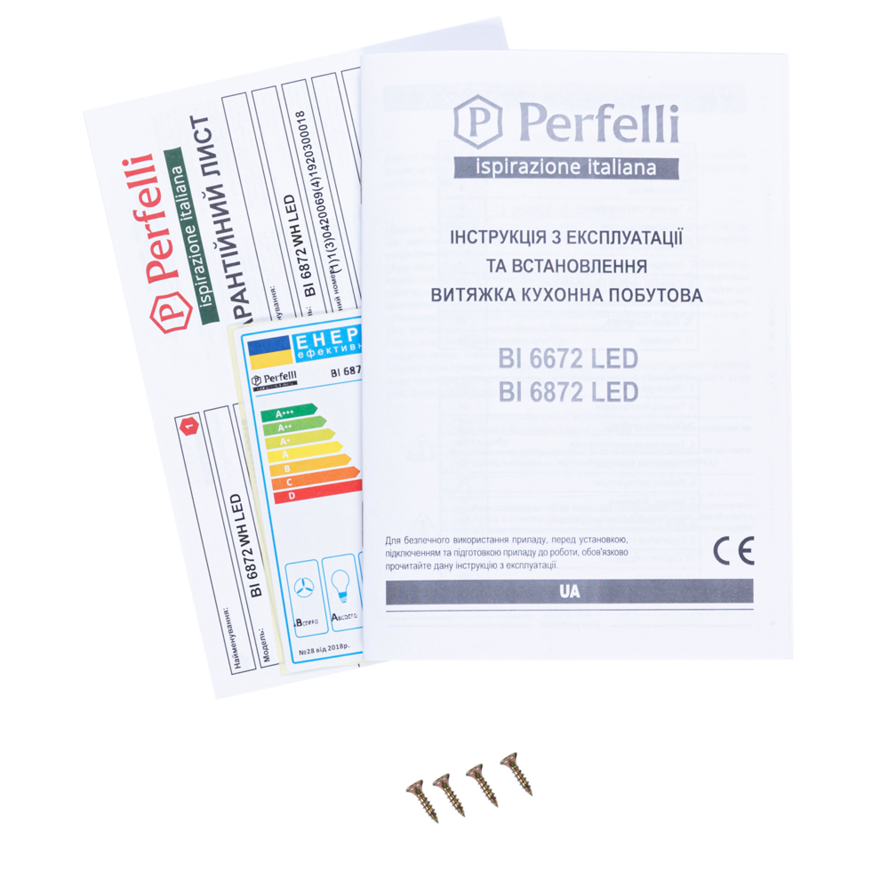 Вытяжка полновстраиваемая Perfelli BI 6872 WH LED - зображення 14