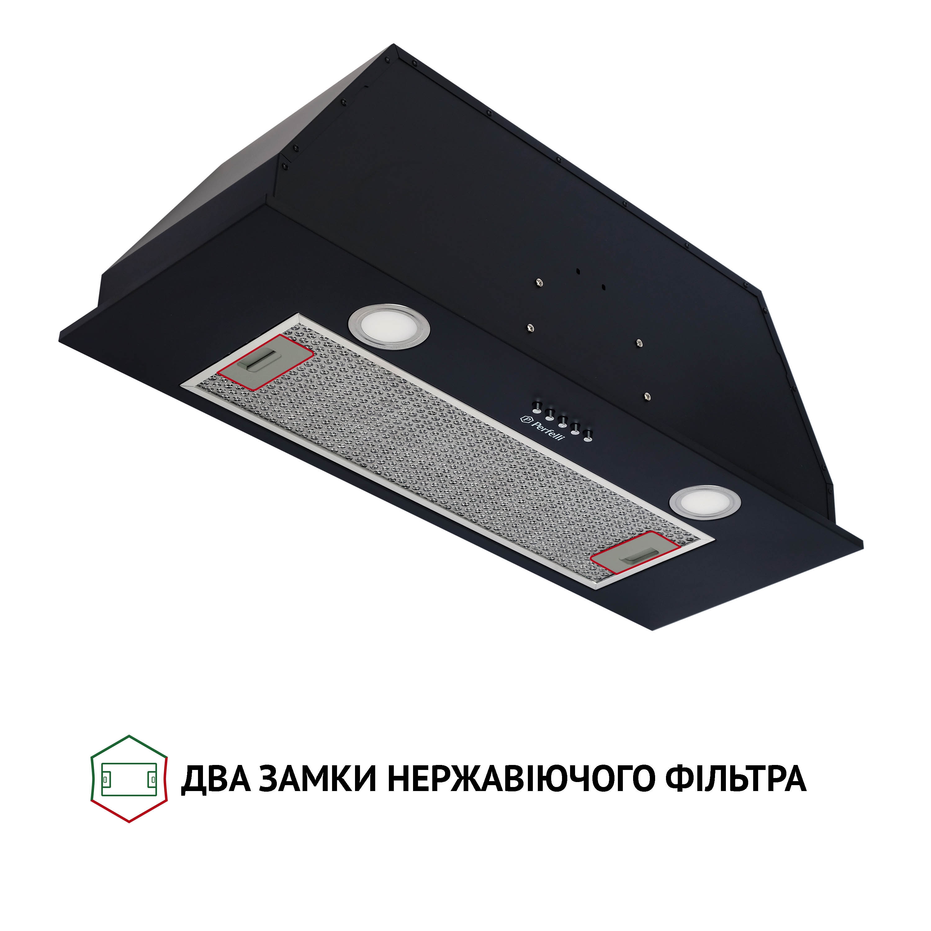 Вытяжка полновстраиваемая Perfelli BI 7652 BL 1000 LED - зображення 3
