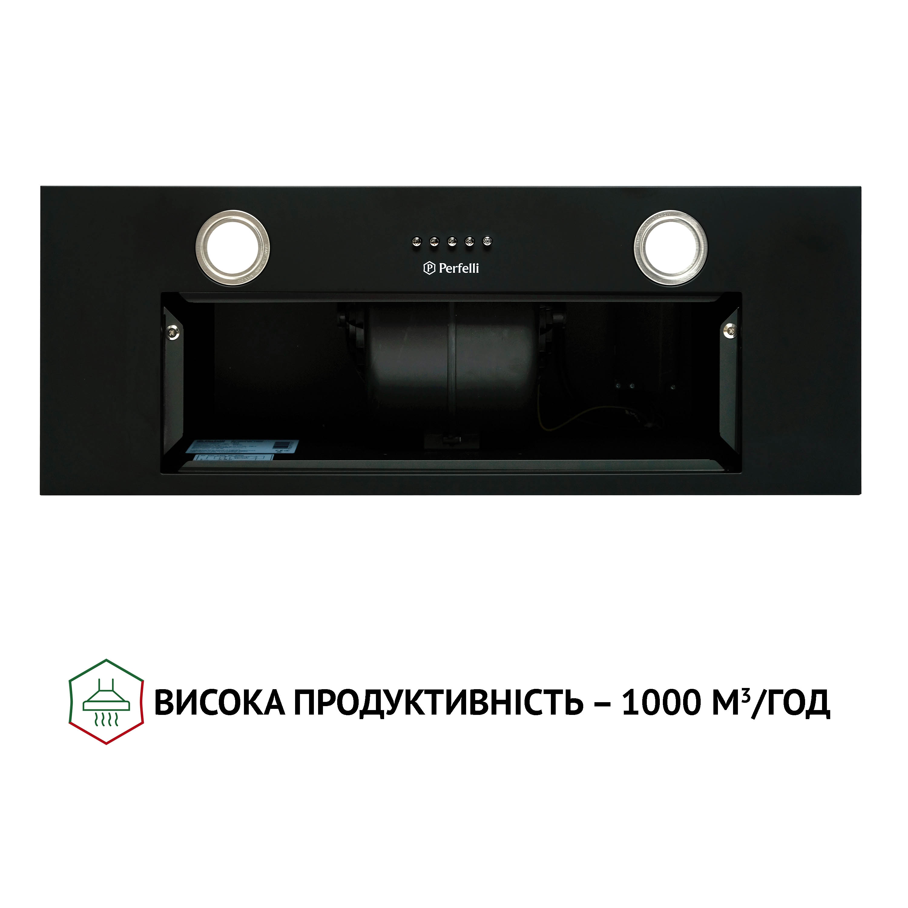 Вытяжка полновстраиваемая Perfelli BI 7652 BL 1000 LED - зображення 7