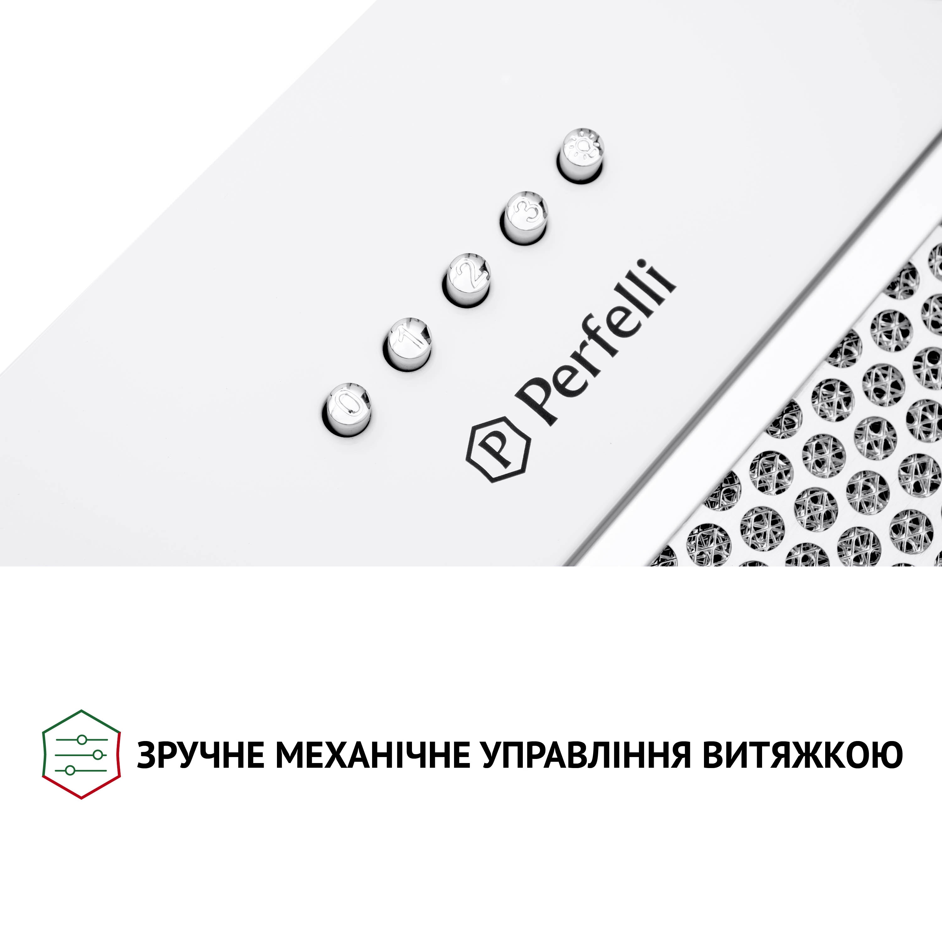 Perfelli 5902767157223 - зображення 8 Витяжка повновбудована Perfelli BI 7652 WH 1000 LED - зображення 8