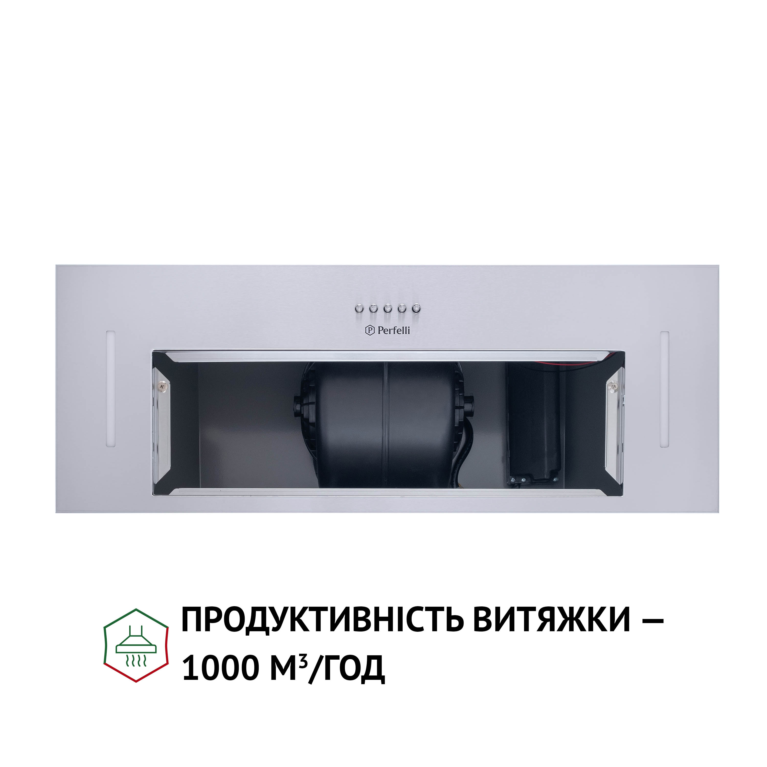 Витяжка повновбудована Perfelli BI 7653 I 1000 LED - зображення 7