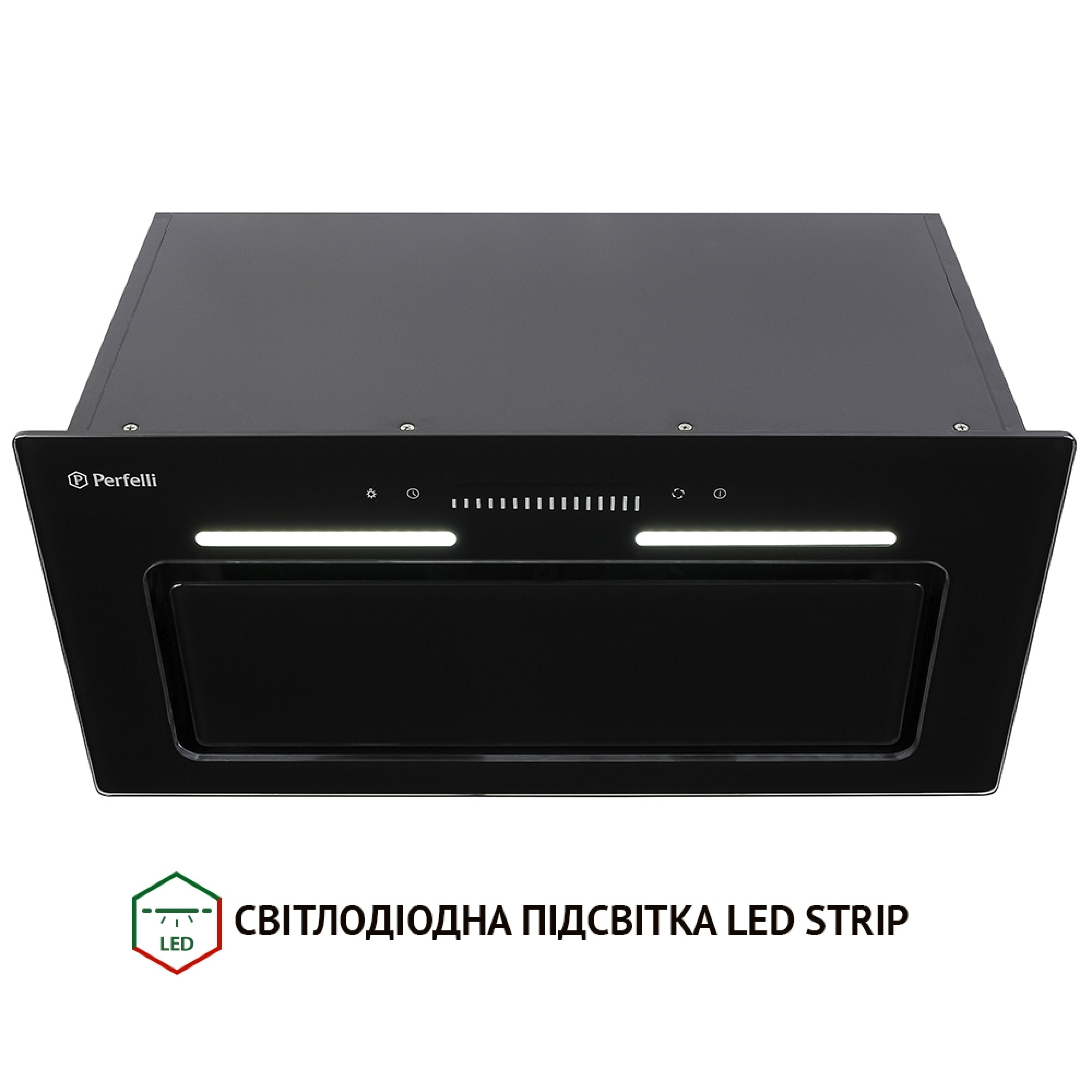 Вытяжка полновстраиваемая Perfelli BSL 6783 BL 1100 DC - зображення 2