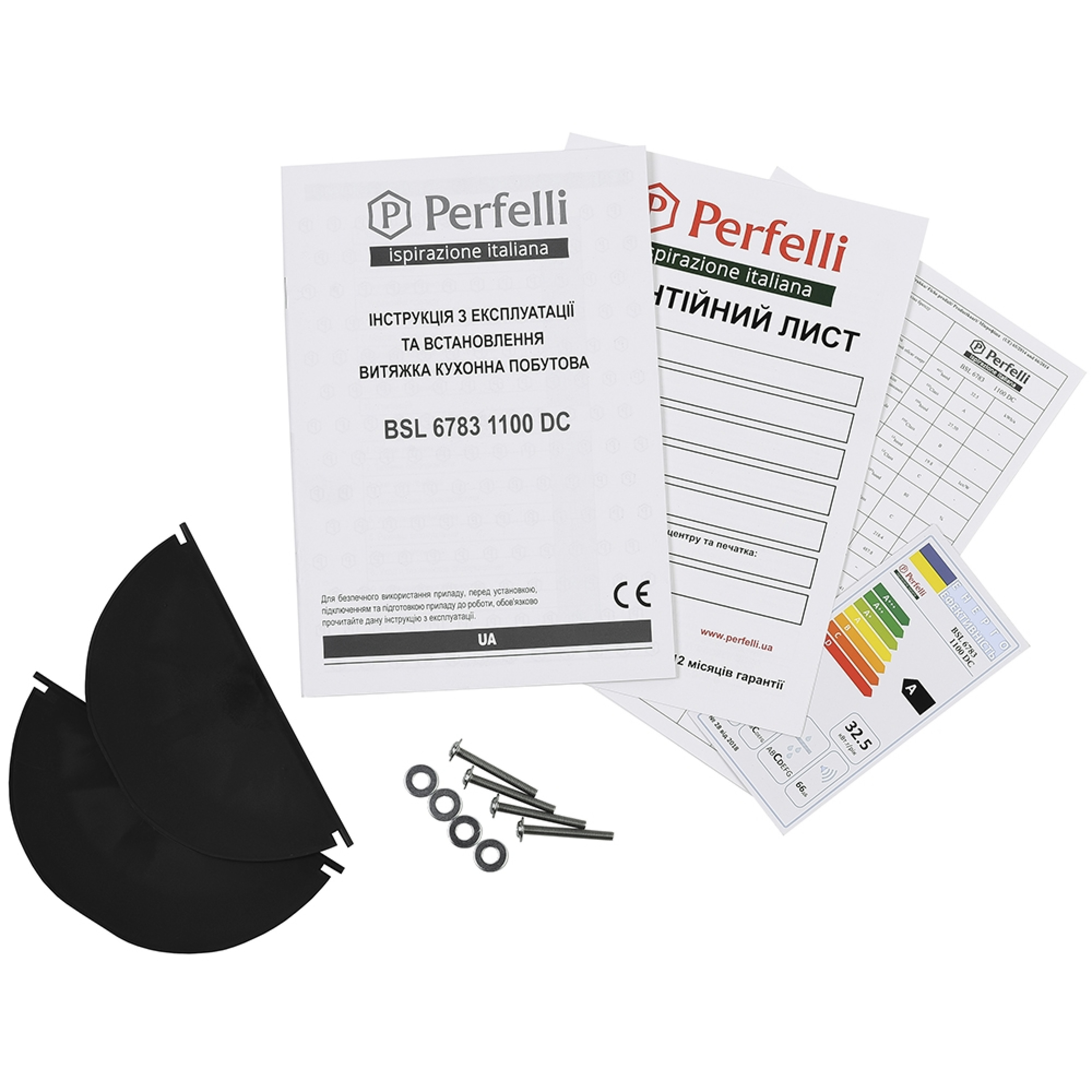 Вытяжка полновстраиваемая Perfelli BSL 6783 GR 1100 DC - зображення 12