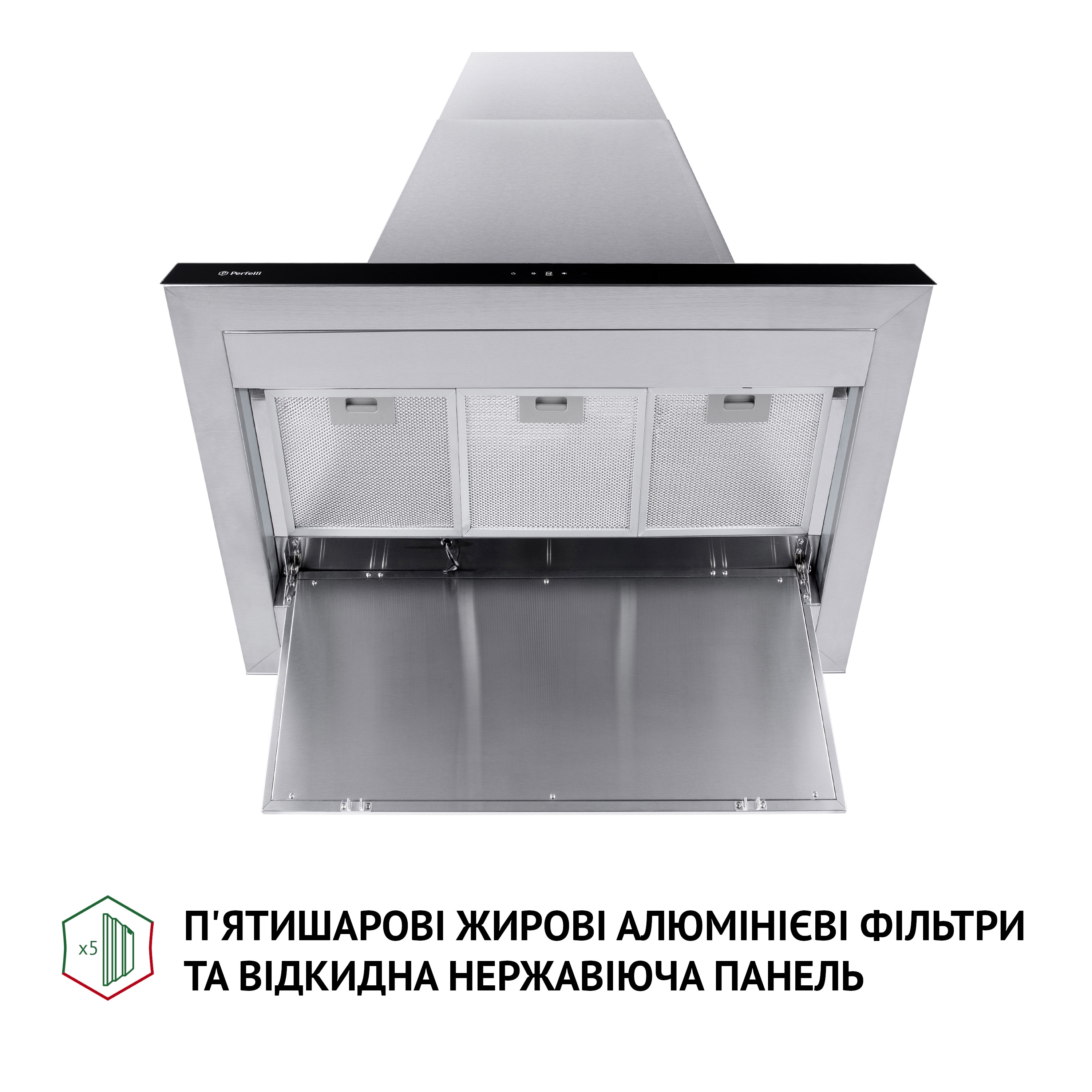 Витяжка острівна Perfelli CTS 9625 I 1000 LED - зображення 7