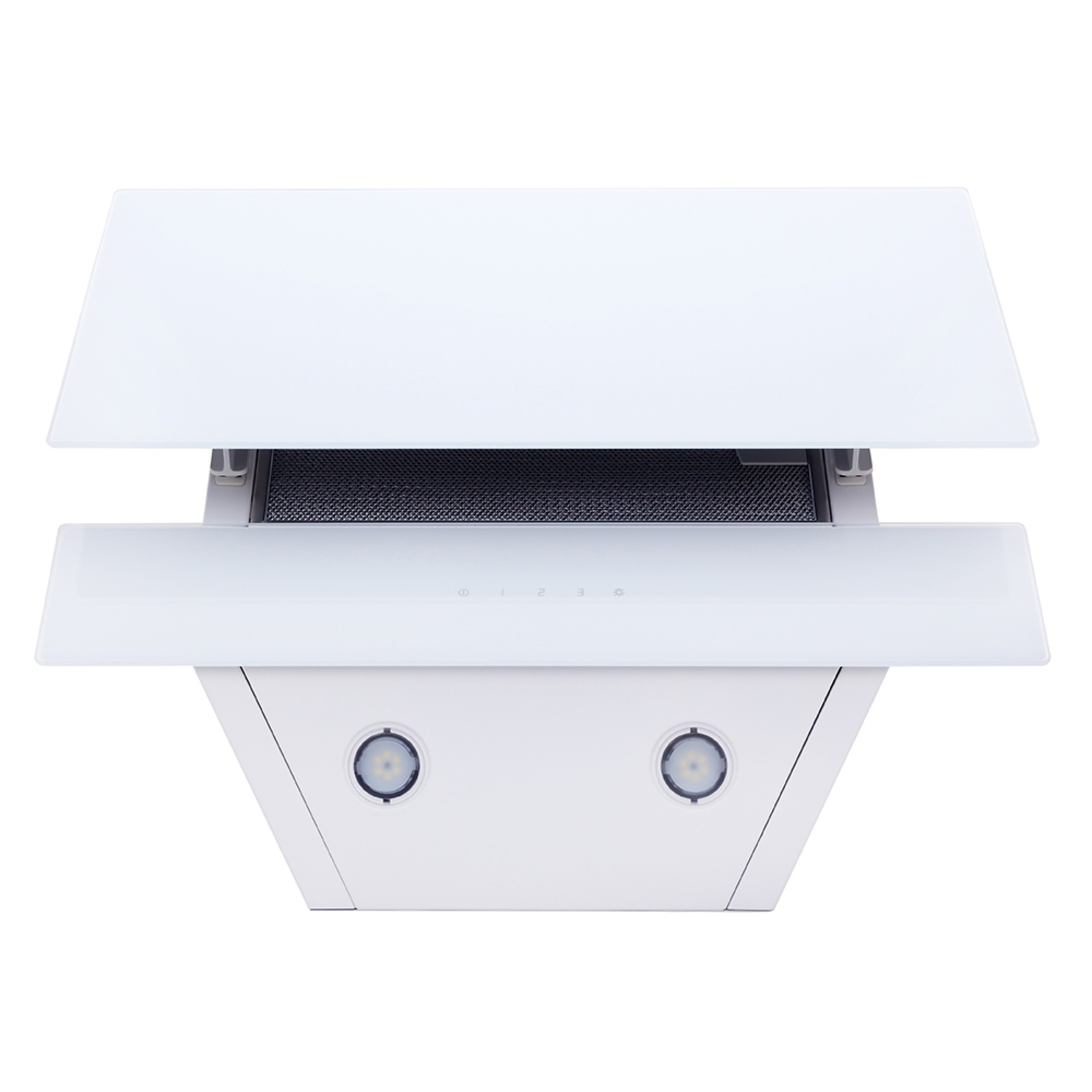 Вытяжка декоративная наклонная Perfelli DNS 5252 D 700 WH LED - зображення 5