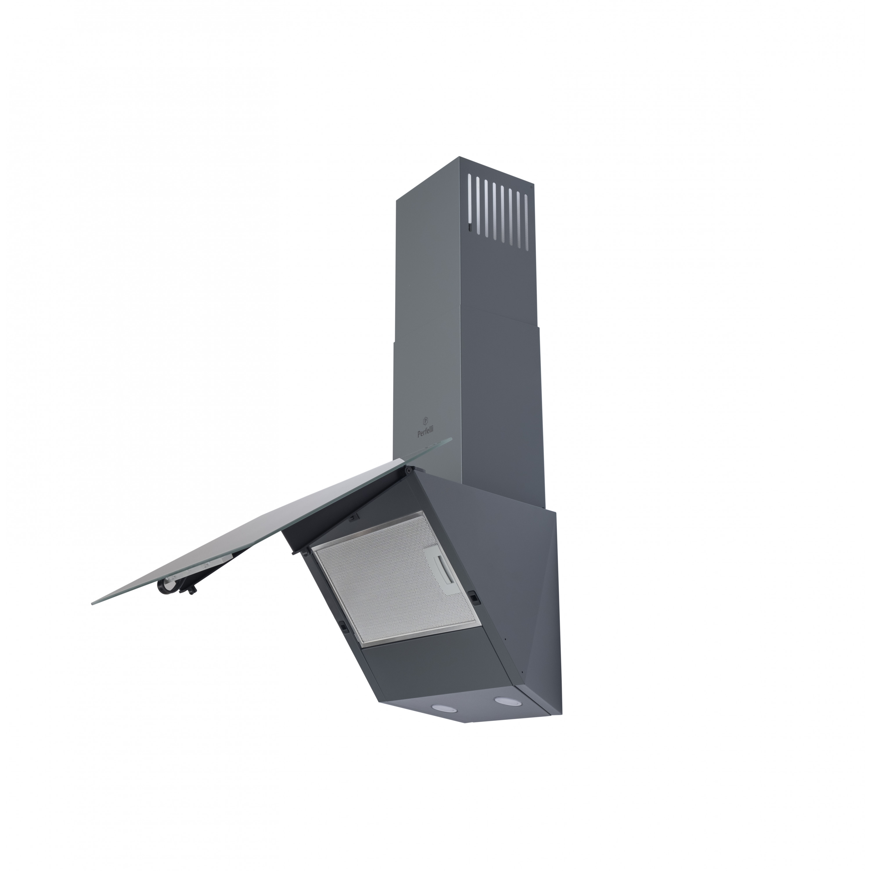 Витяжка декоративна похила Perfelli DNS 5272 D 700 SG LED - зображення 6