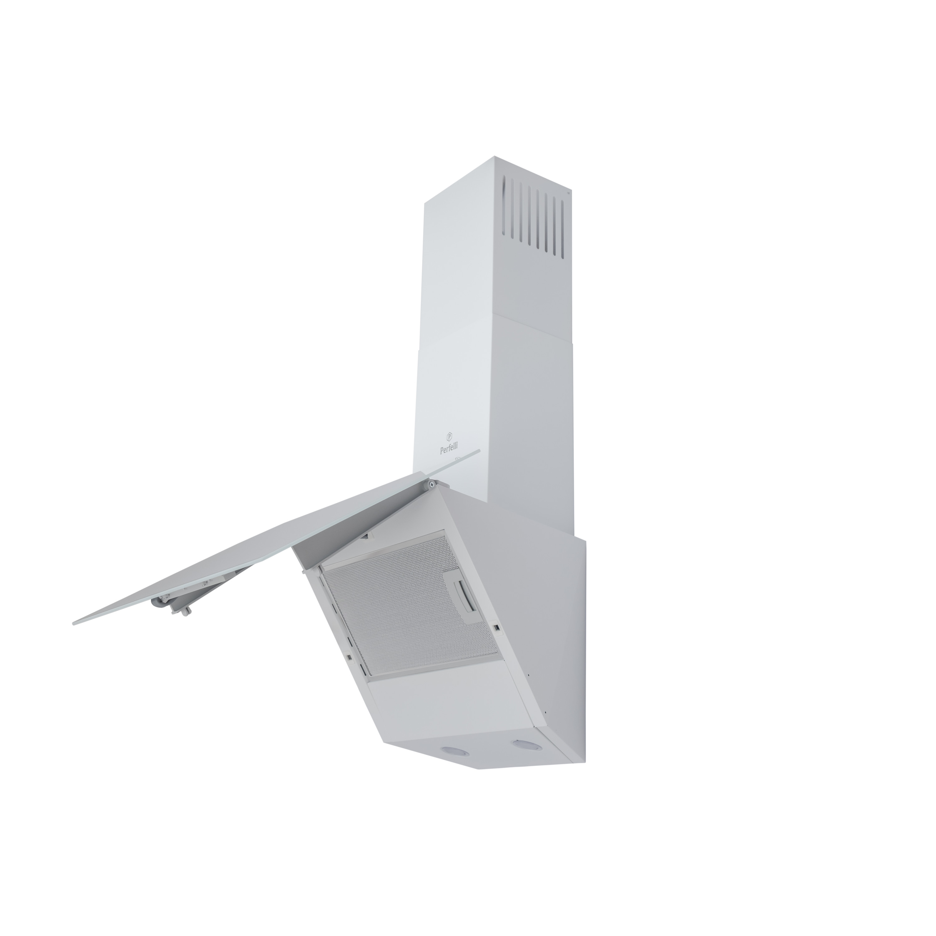 Витяжка декоративна похила Perfelli DNS 5272 D 700 WH LED - зображення 6