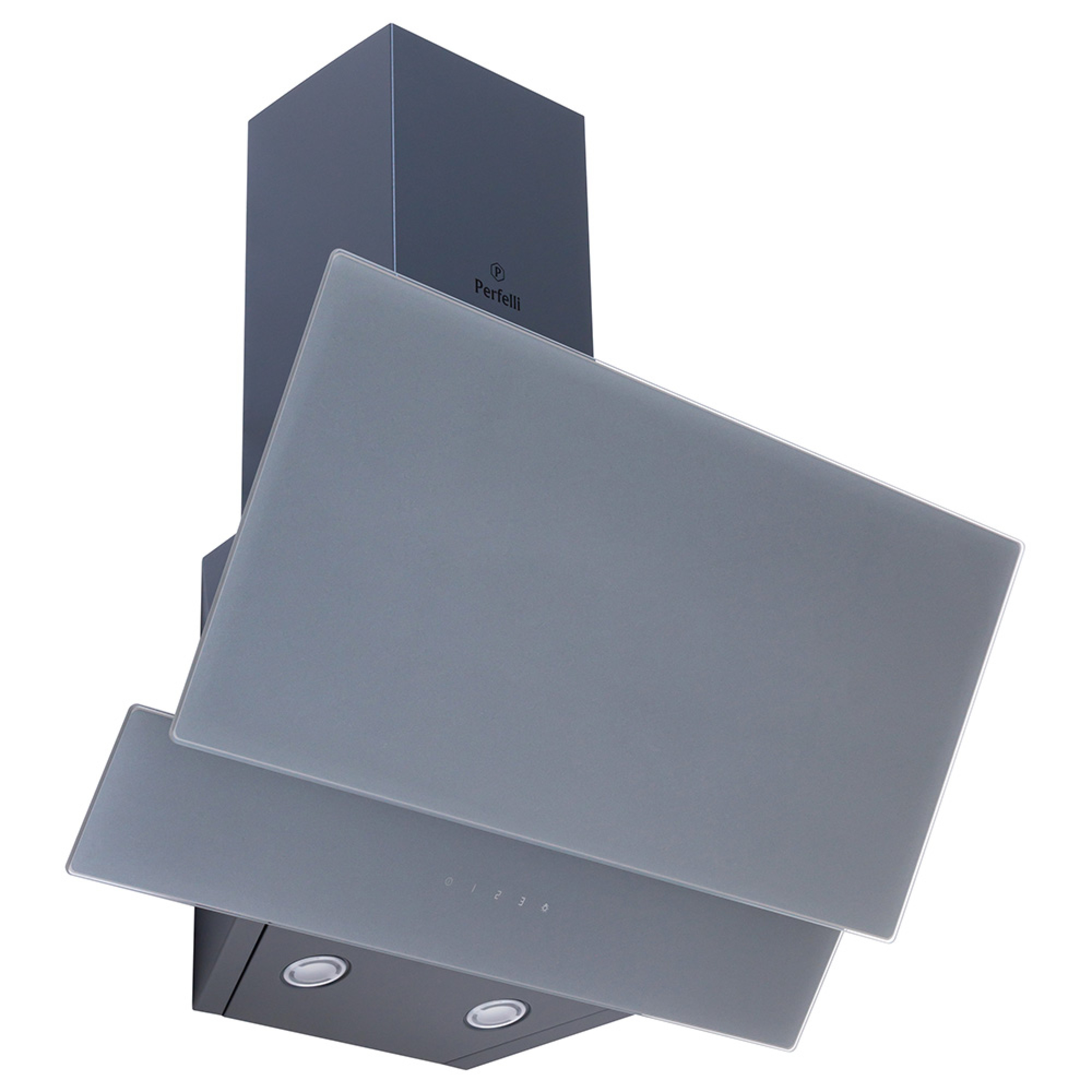 Вытяжка декоративная наклонная Perfelli DNS 6252 D 700 SG LED - зображення 2