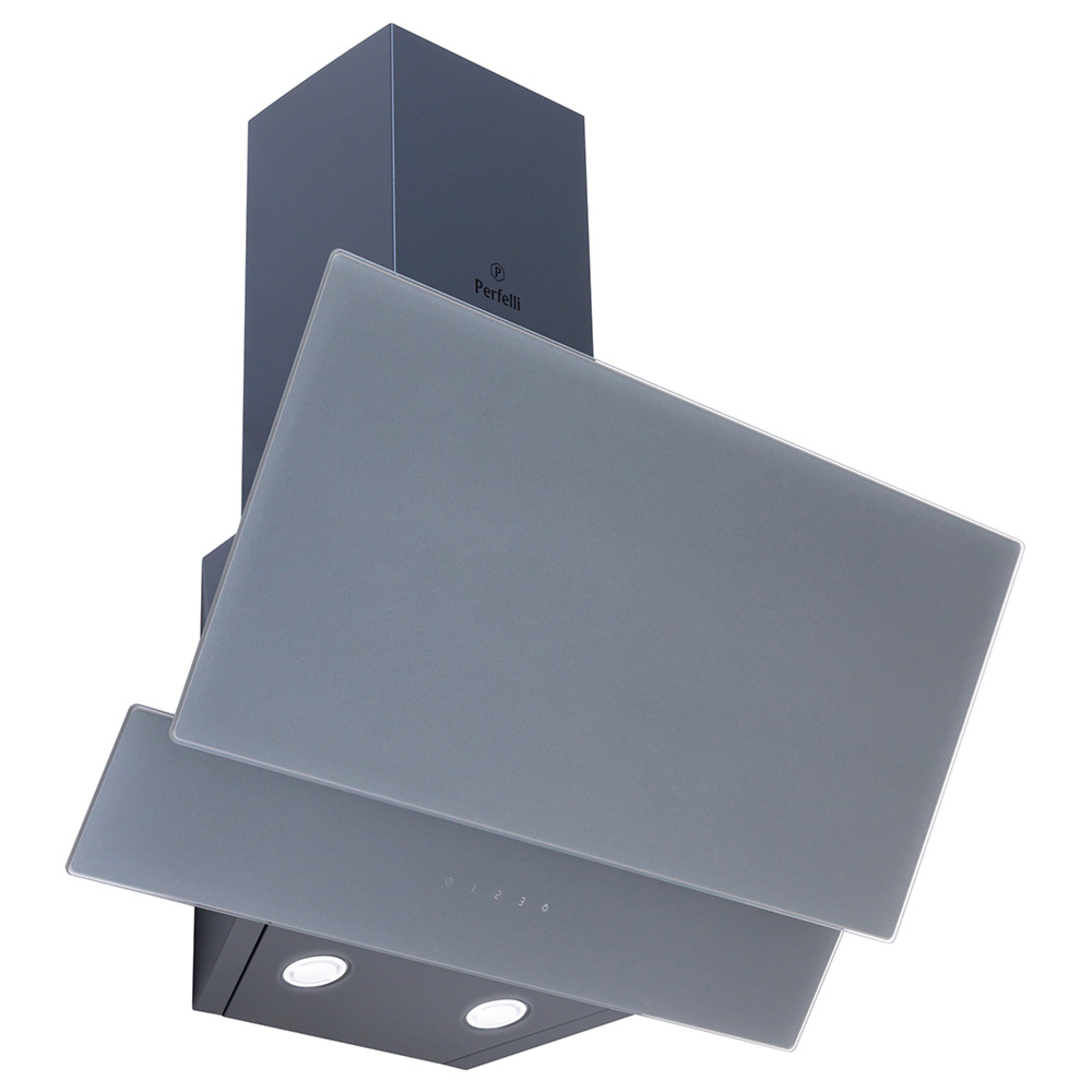 Вытяжка декоративная наклонная Perfelli DNS 6252 D 700 SG LED - зображення 3