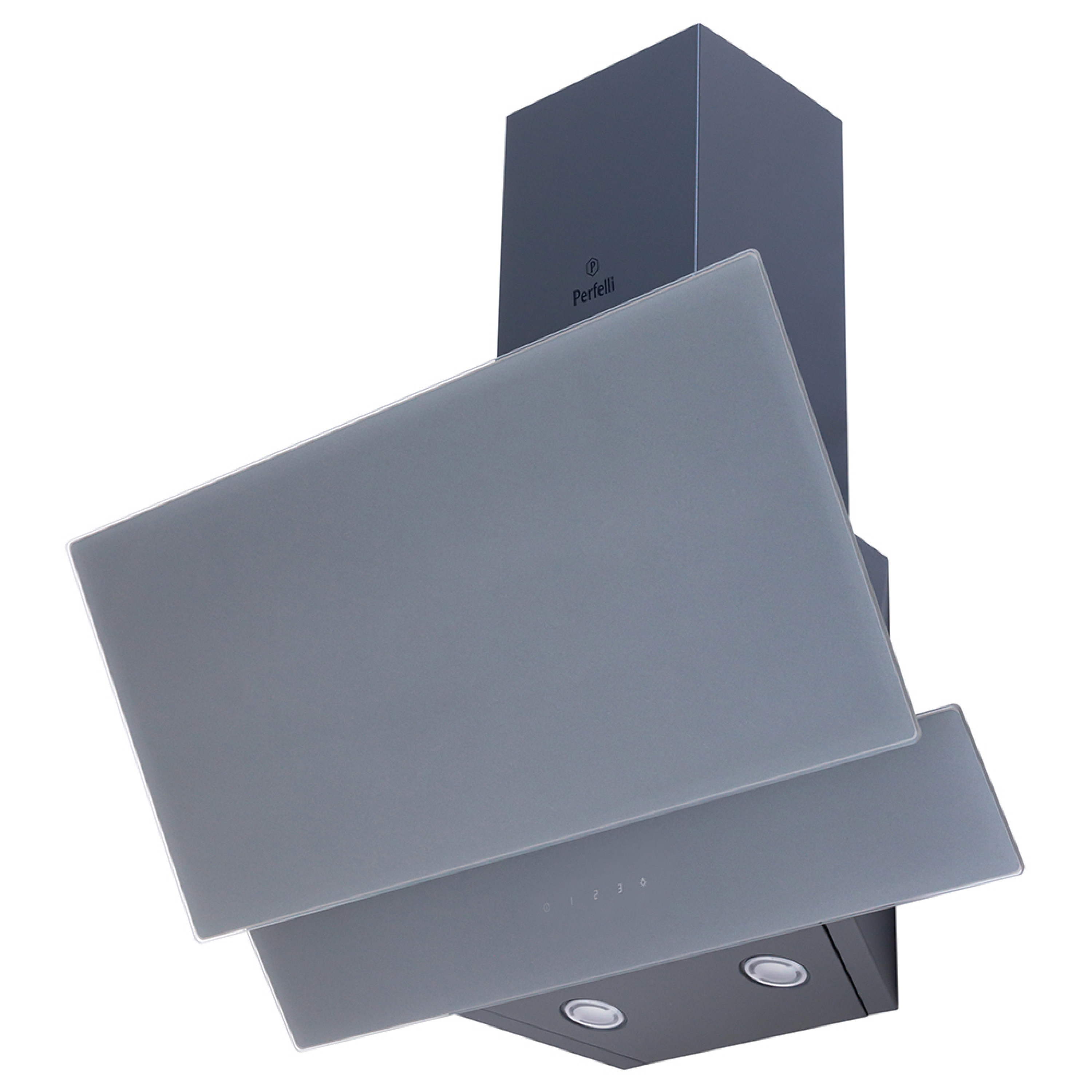 Вытяжка декоративная наклонная Perfelli DNS 6252 D 700 SG LED - зображення 4