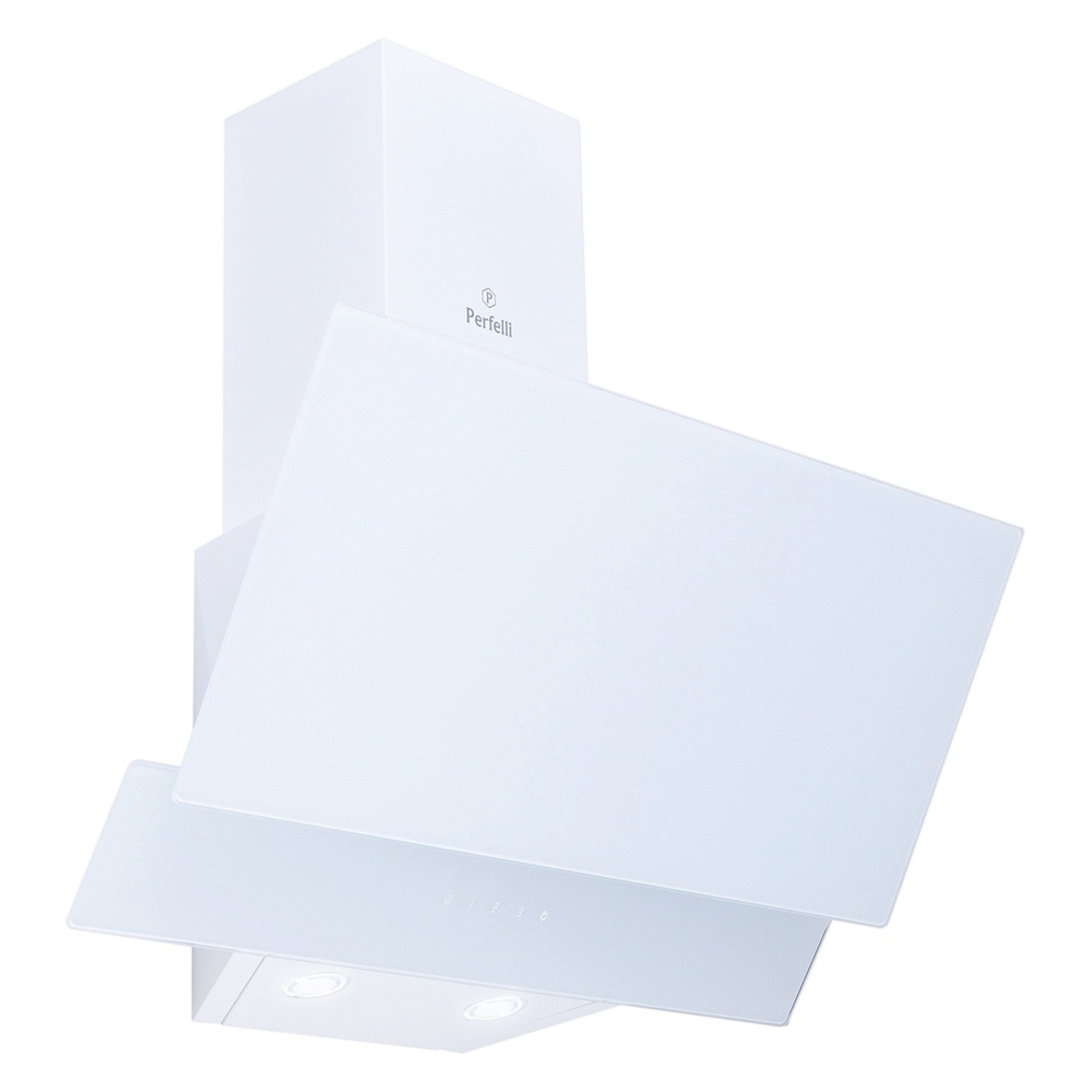 Витяжка декоративна похила Perfelli DNS 6252 D 700 WH LED - зображення 3