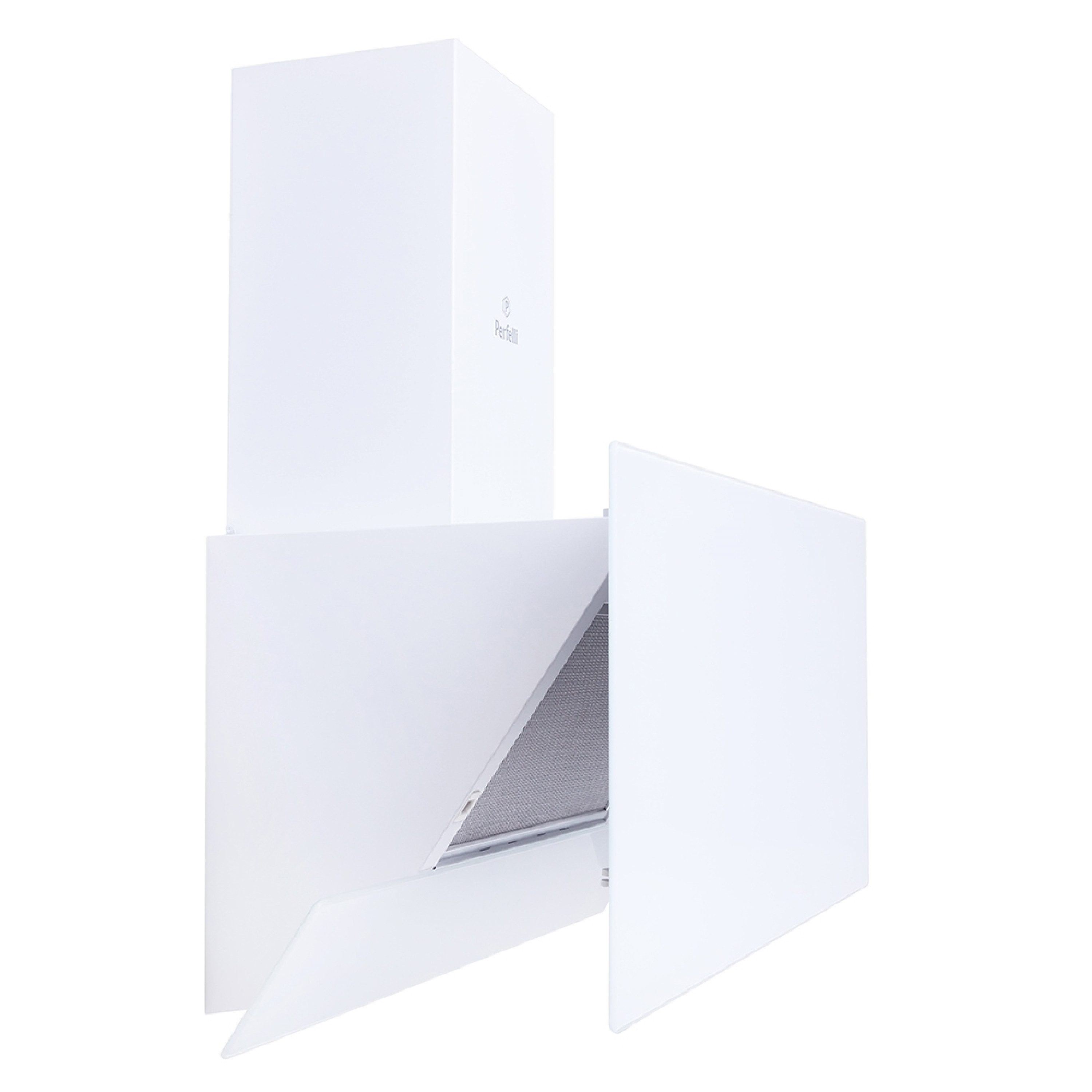 Витяжка декоративна похила Perfelli DNS 6252 D 700 WH LED - зображення 4