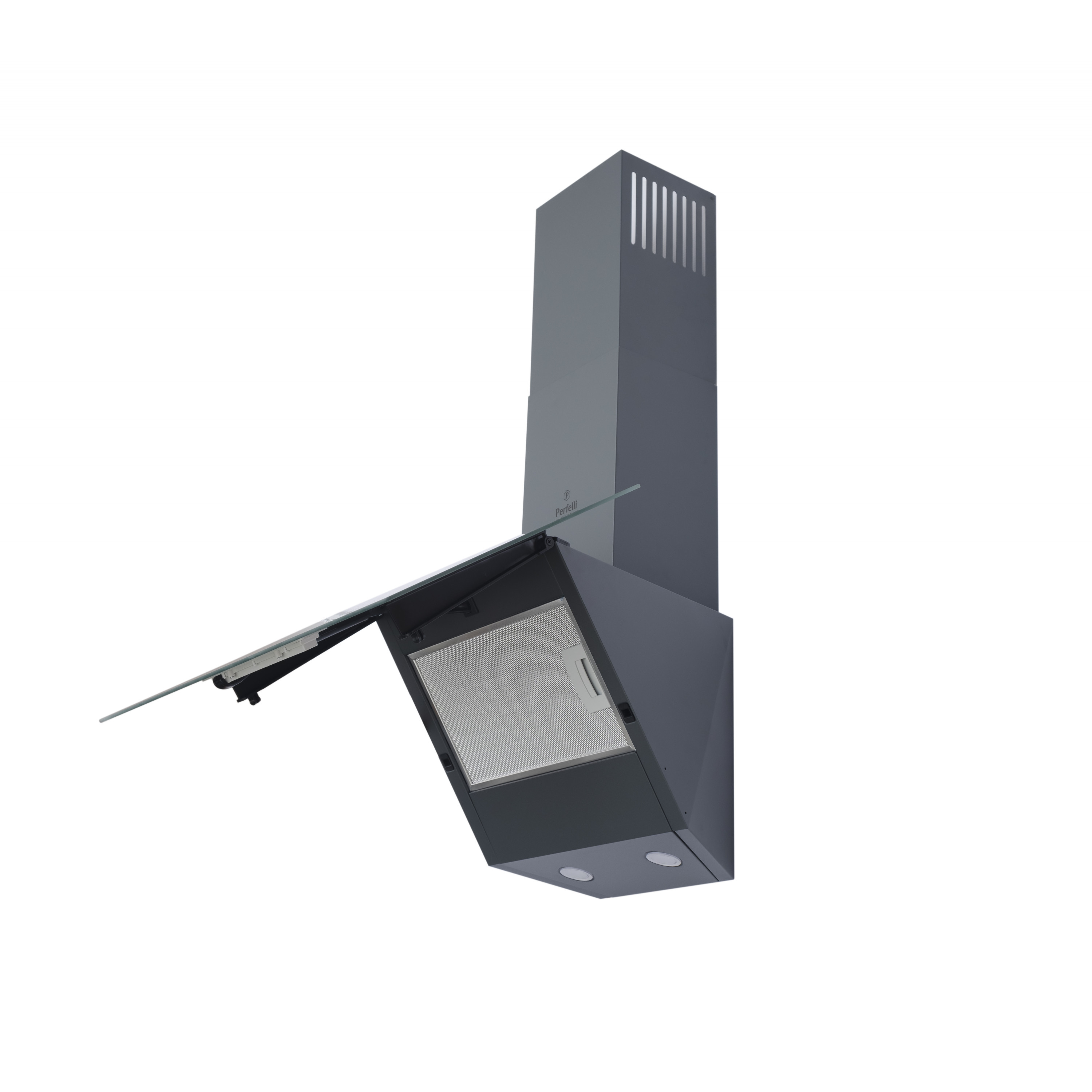 Вытяжка декоративная наклонная Perfelli DNS 6272 D 700 SG LED - зображення 6