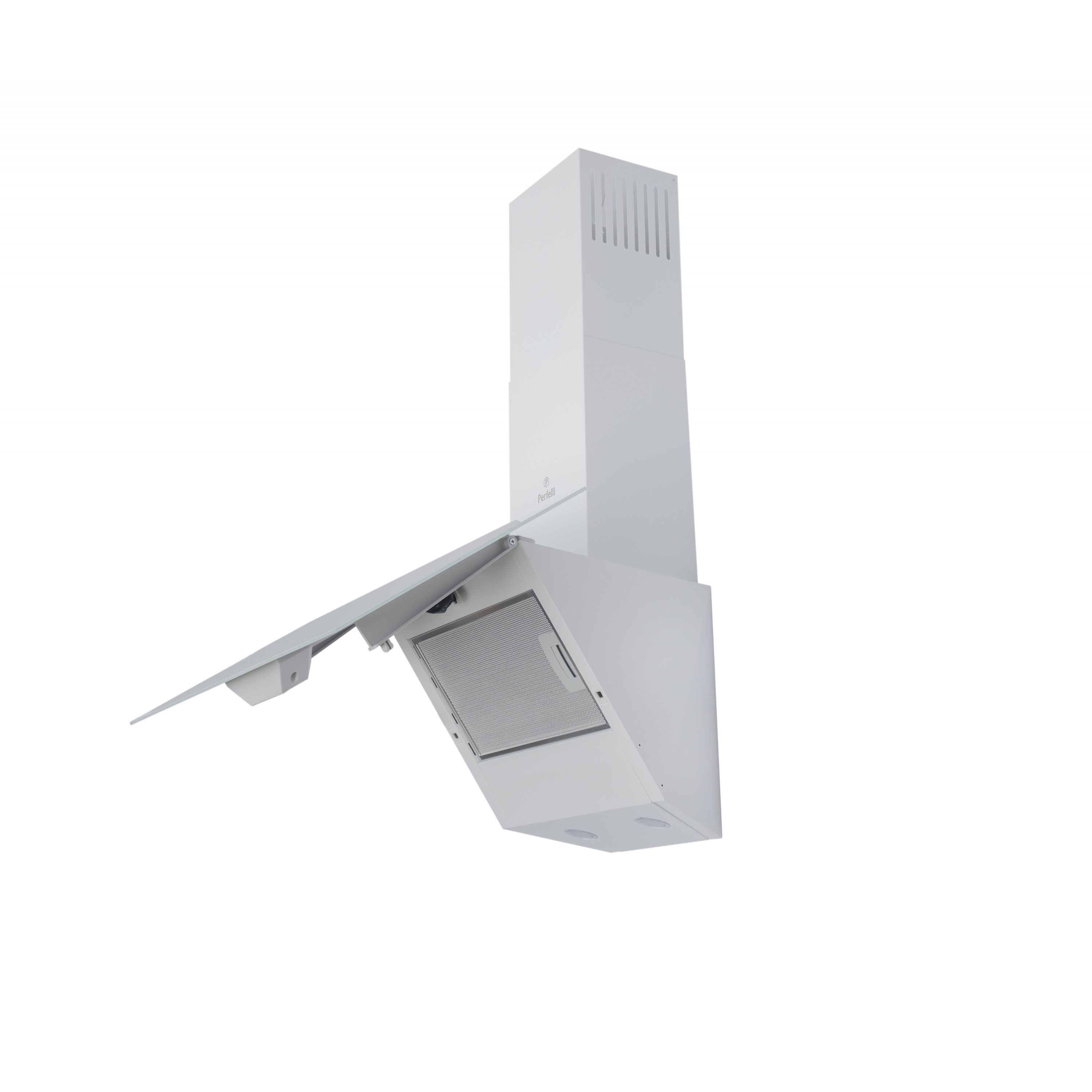 Витяжка декоративна похила Perfelli DNS 6272 D 700 WH LED - зображення 6