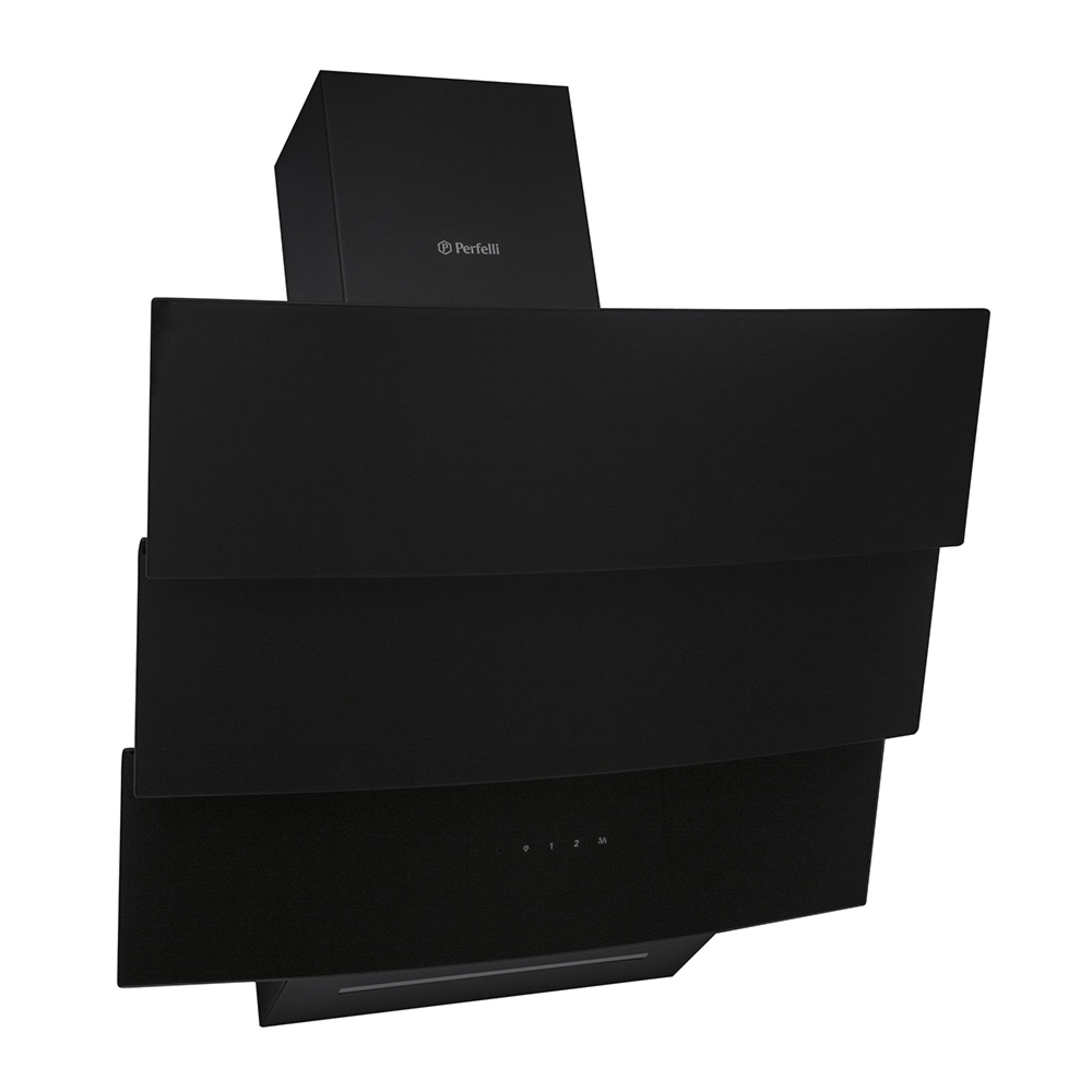 Витяжка декоративна похила Perfelli DNS 6363 B 750 BL LED Strip - зображення 2