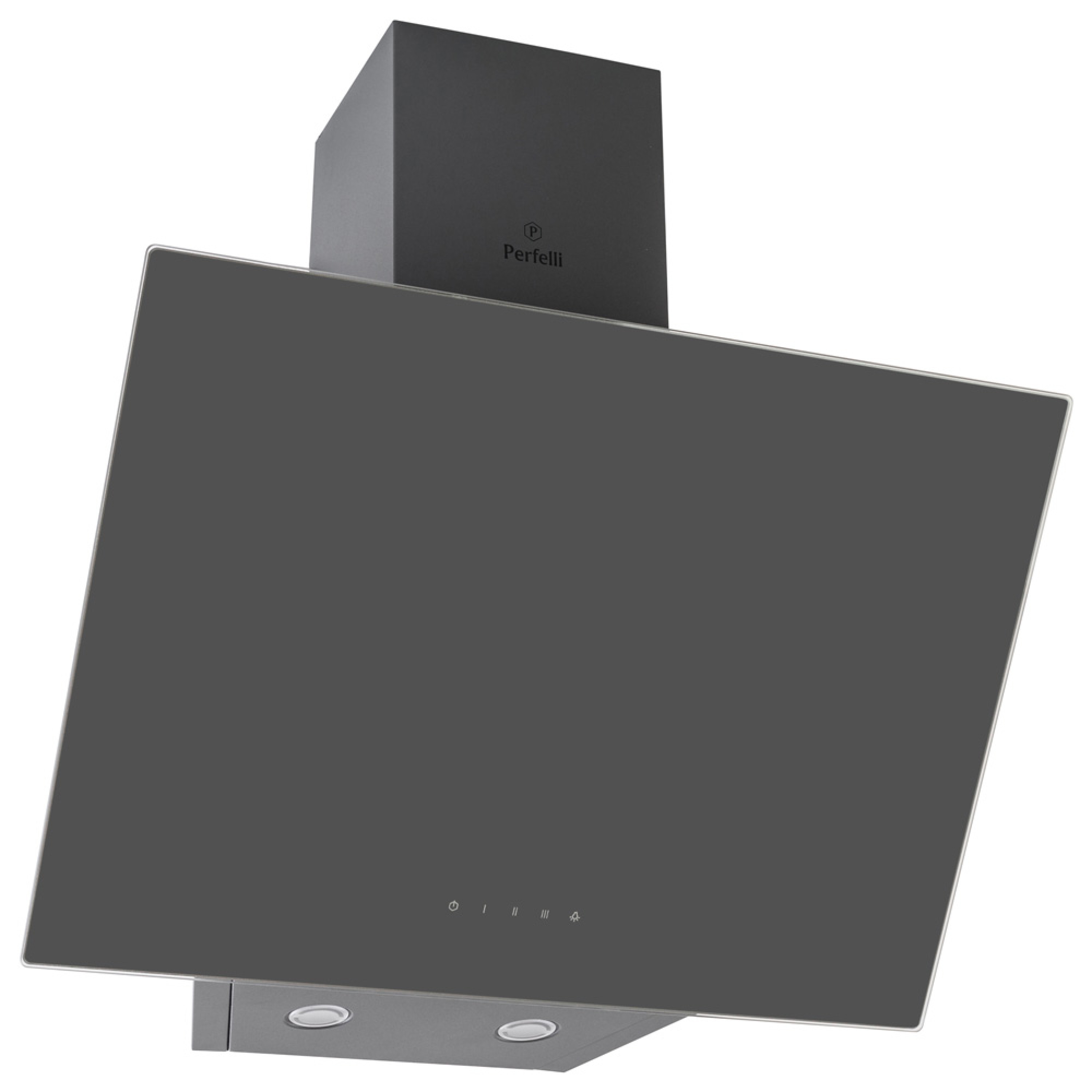 Витяжка декоративна похила Perfelli DNS 6422 D 850 GR LED - зображення 2