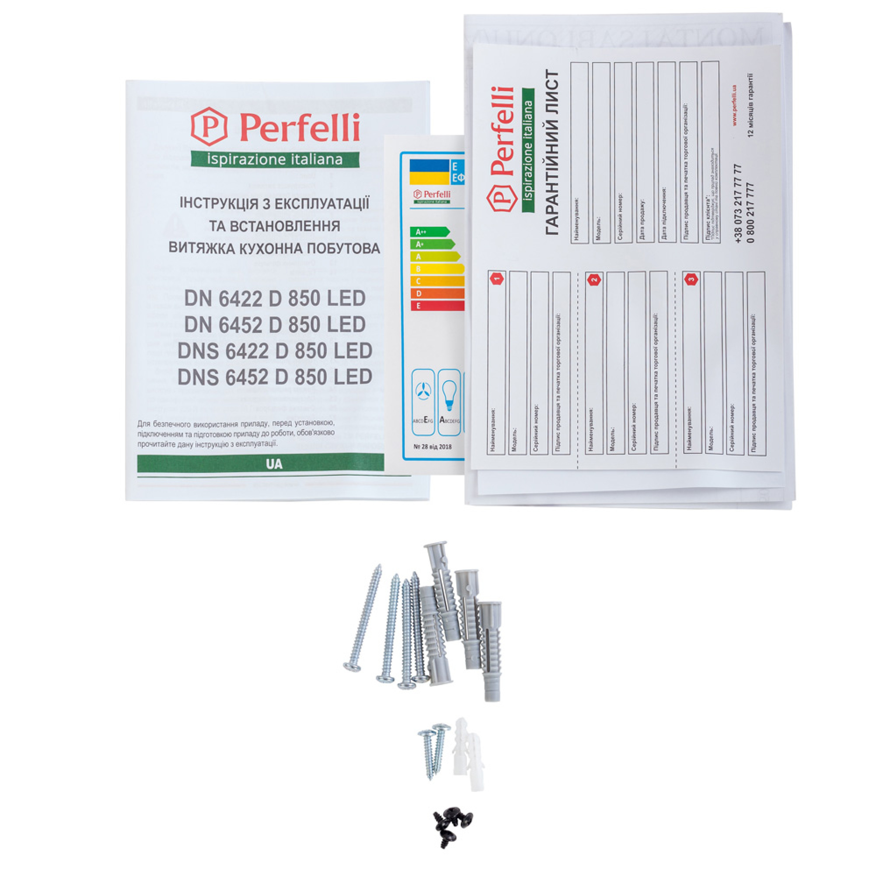 Вытяжка декоративная наклонная Perfelli DNS 6422 D 850 IV LED - зображення 14