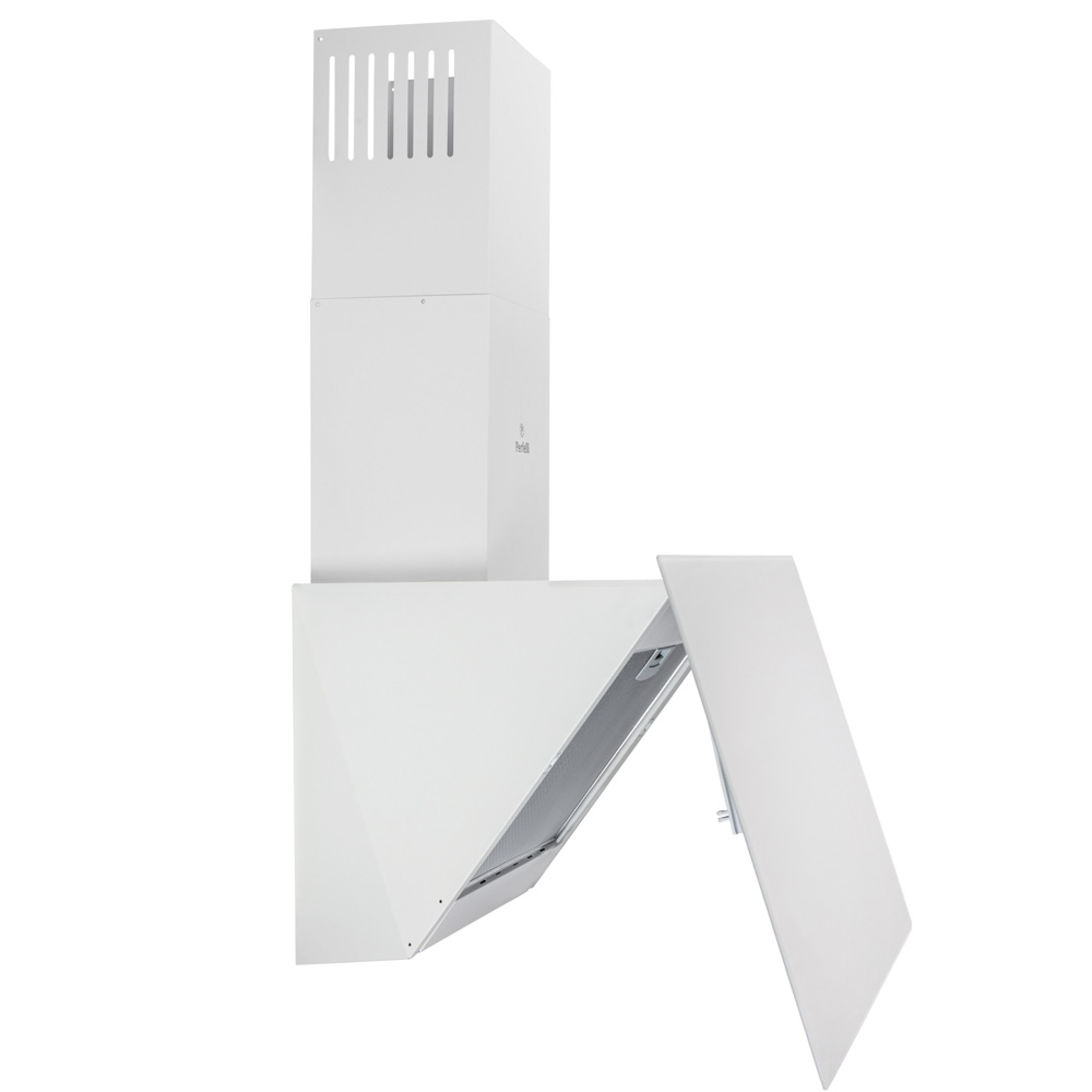 Витяжка декоративна похила Perfelli DNS 6422 D 850 WH LED - зображення 5