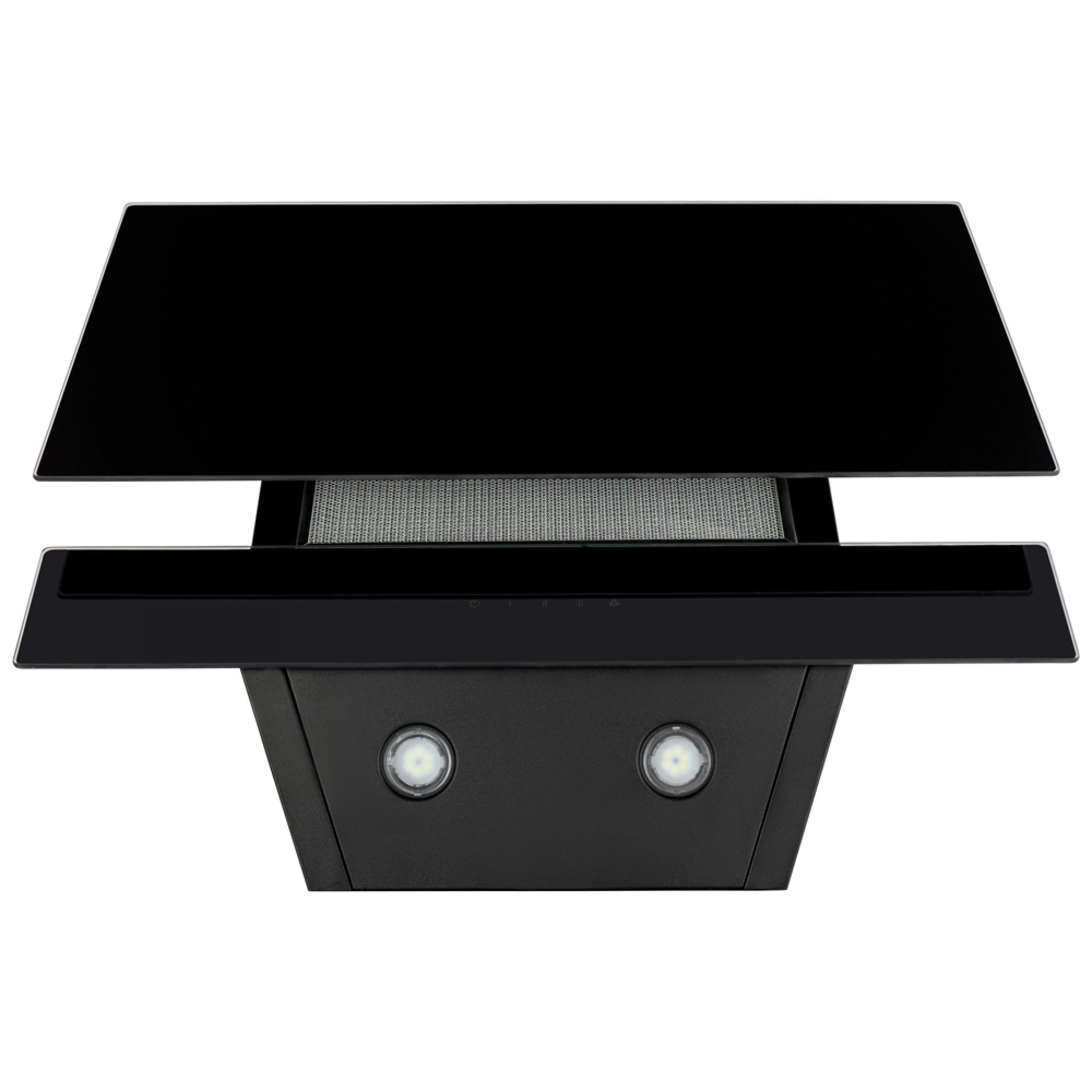 Вытяжка декоративная наклонная Perfelli DNS 6452 D 850 BL LED - зображення 6