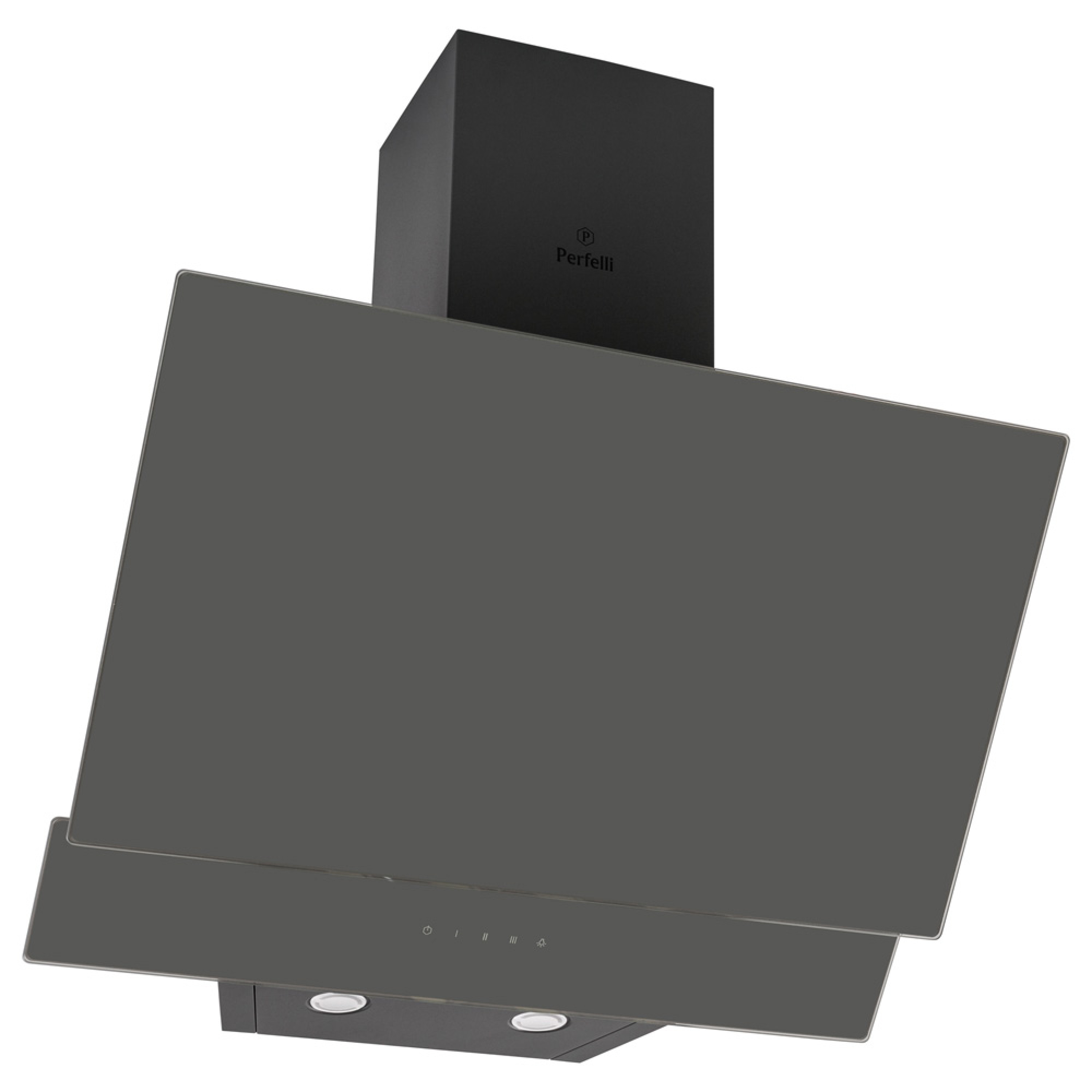 Витяжка декоративна похила Perfelli DNS 6452 D 850 GR LED - зображення 3