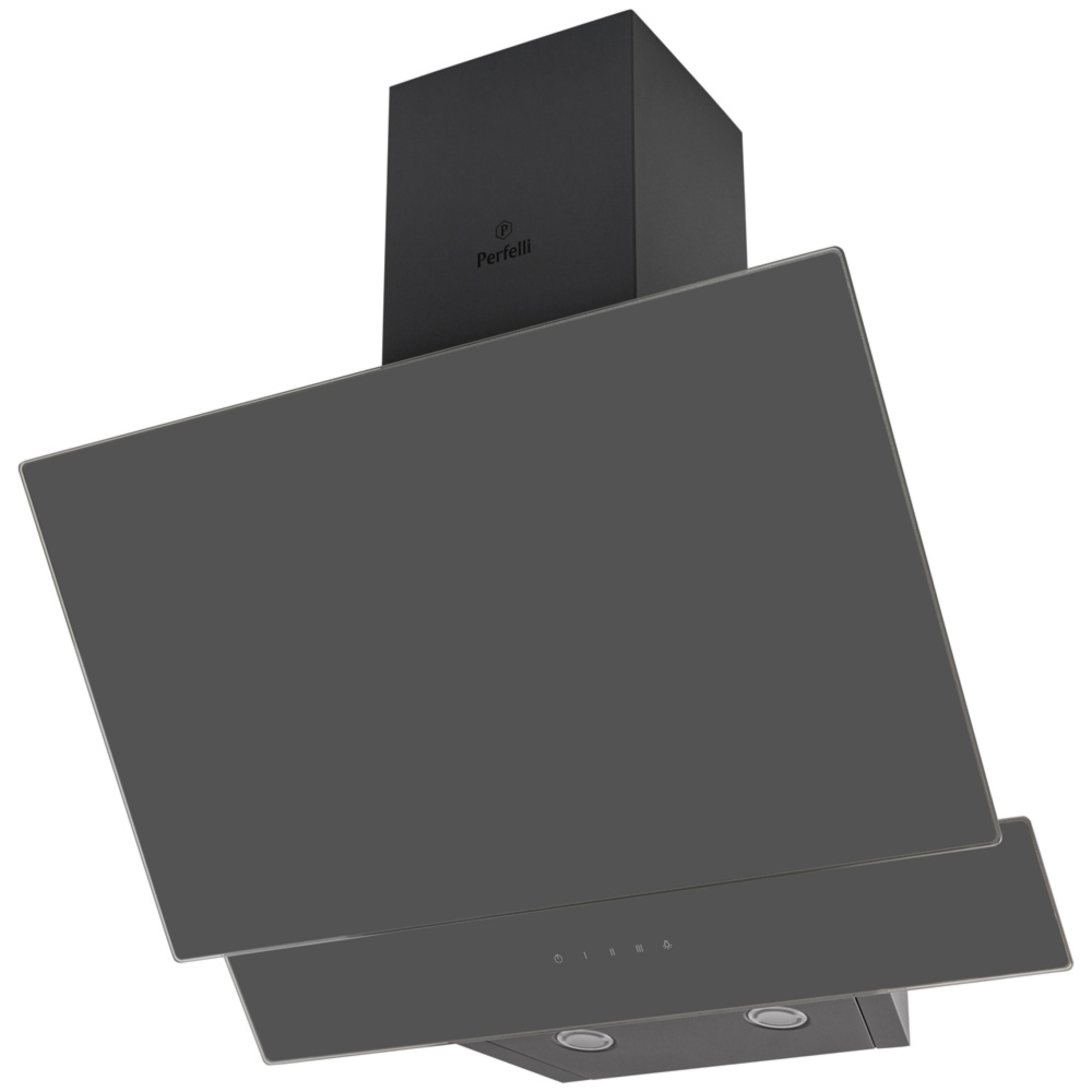 Витяжка декоративна похила Perfelli DNS 6452 D 850 GR LED - зображення 4