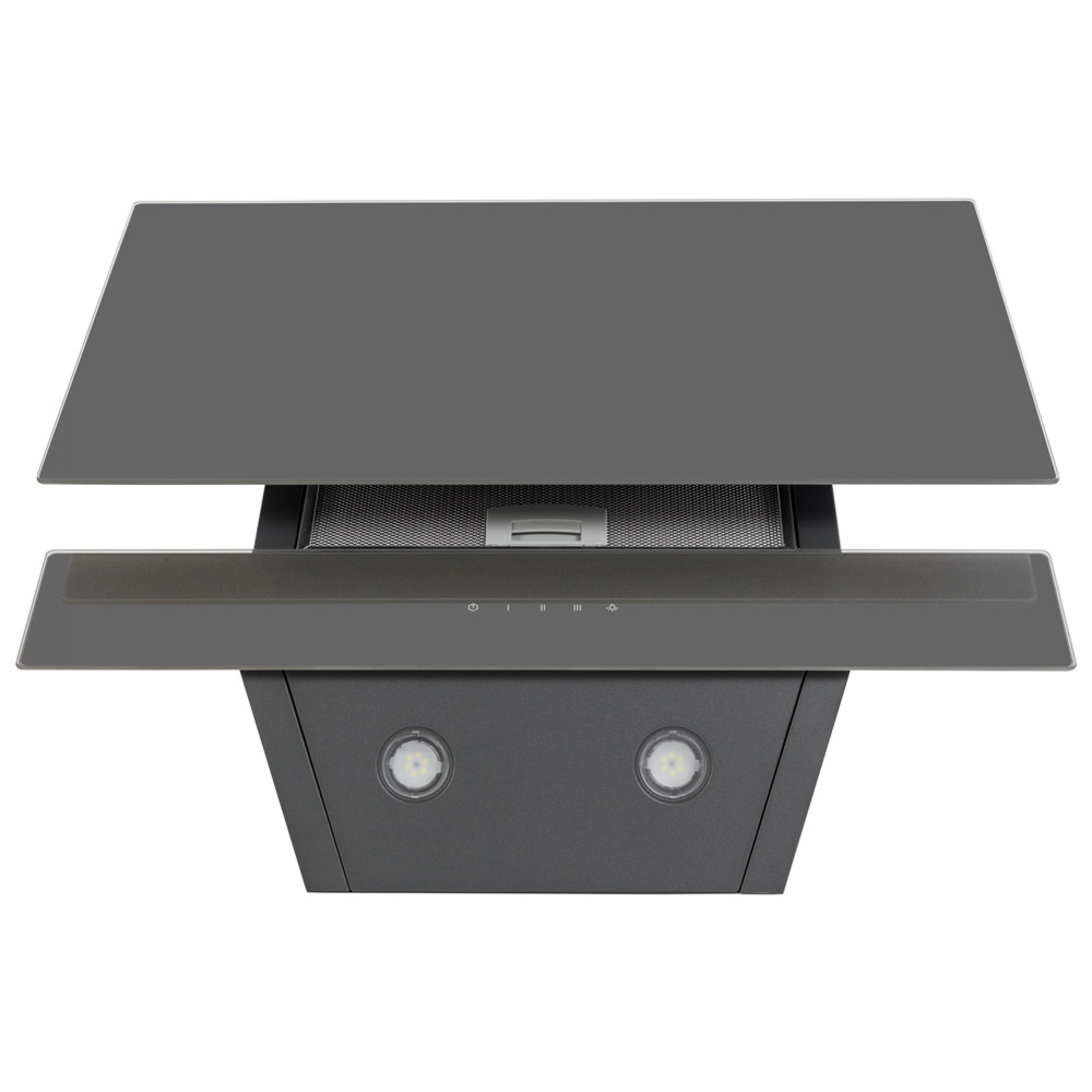 Витяжка декоративна похила Perfelli DNS 6452 D 850 GR LED - зображення 6