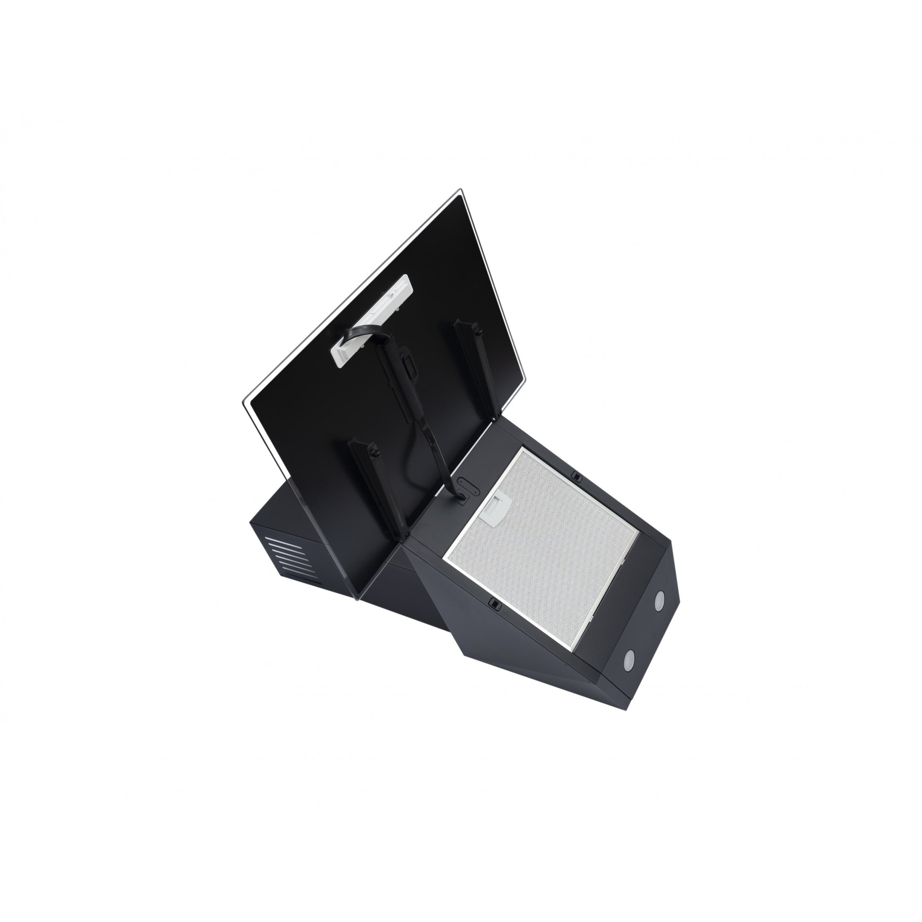 Вытяжка декоративная наклонная Perfelli DNS 6472 D 850 BL LED - зображення 7