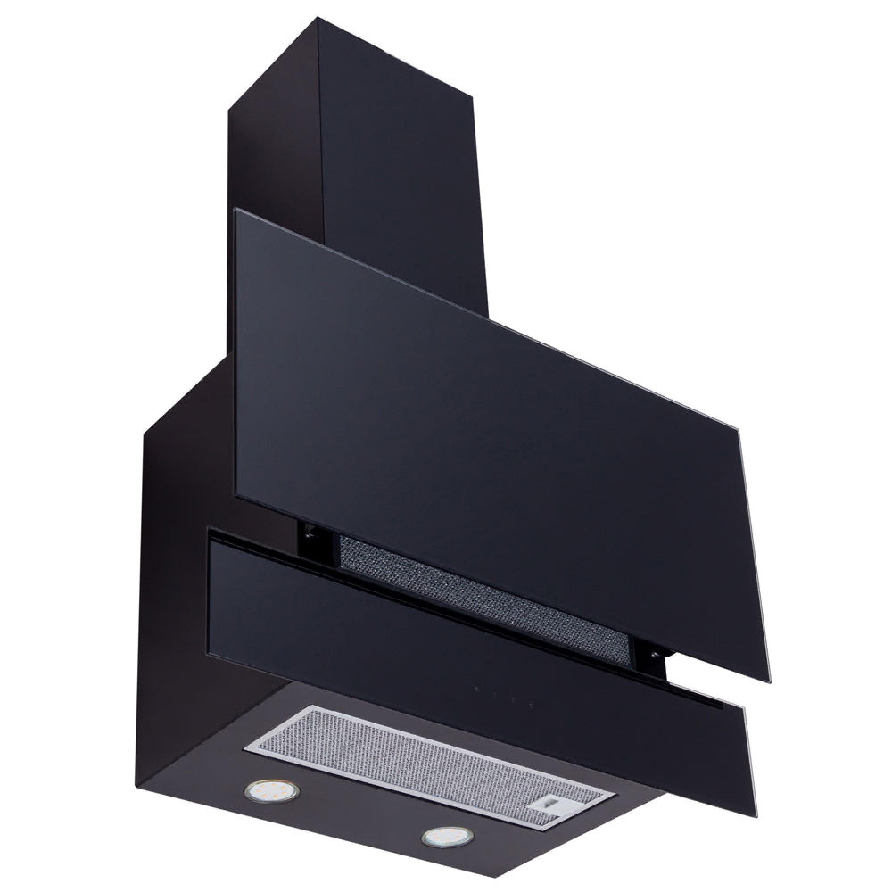 Perfelli 5902767155700 - зображення 2 Витяжка декоративна похила Perfelli DNS 6602 BL LED - зображення 2