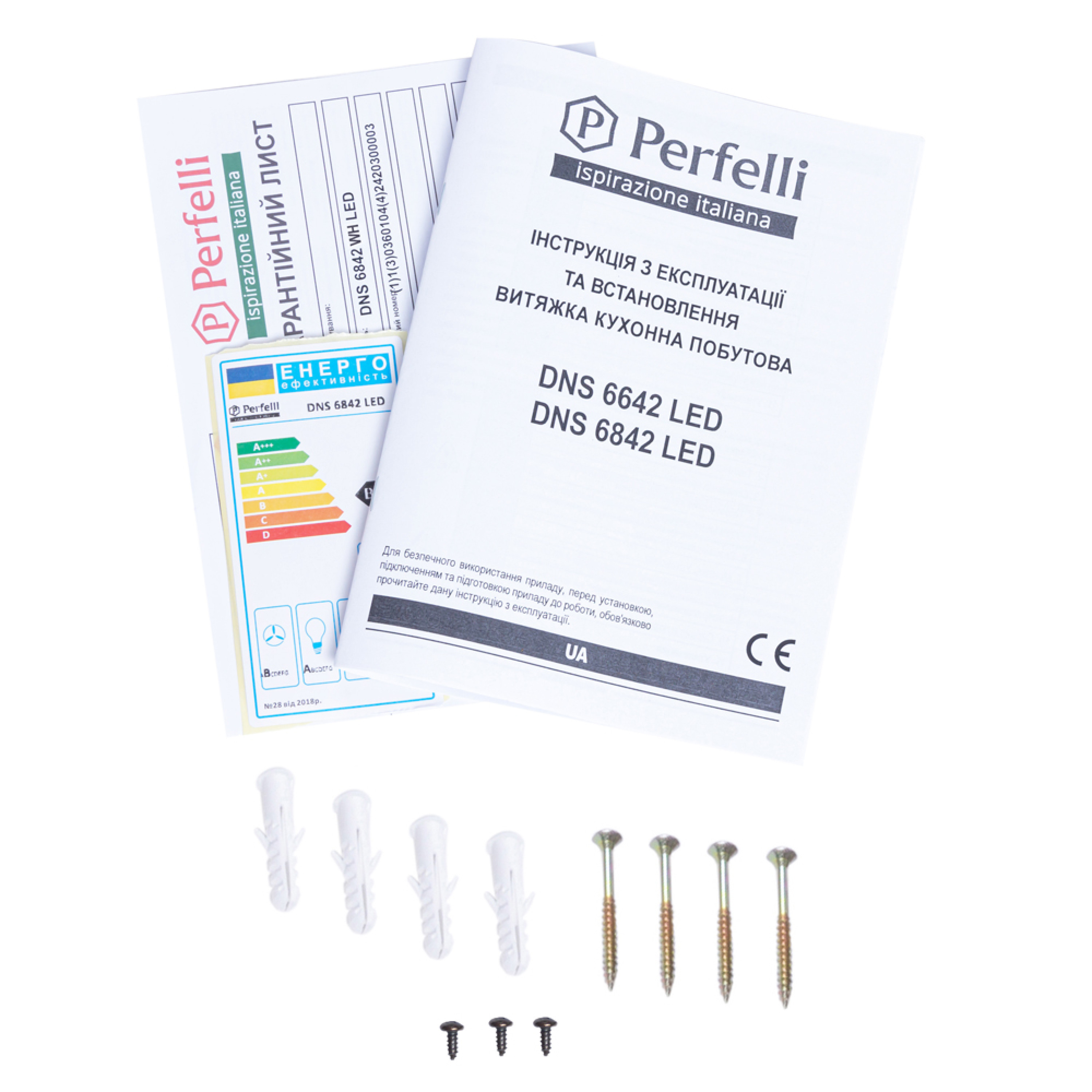 Perfelli 5902767155670 - зображення 15 Вытяжка декоративная наклонная Perfelli DNS 6642 WH LED - зображення 15
