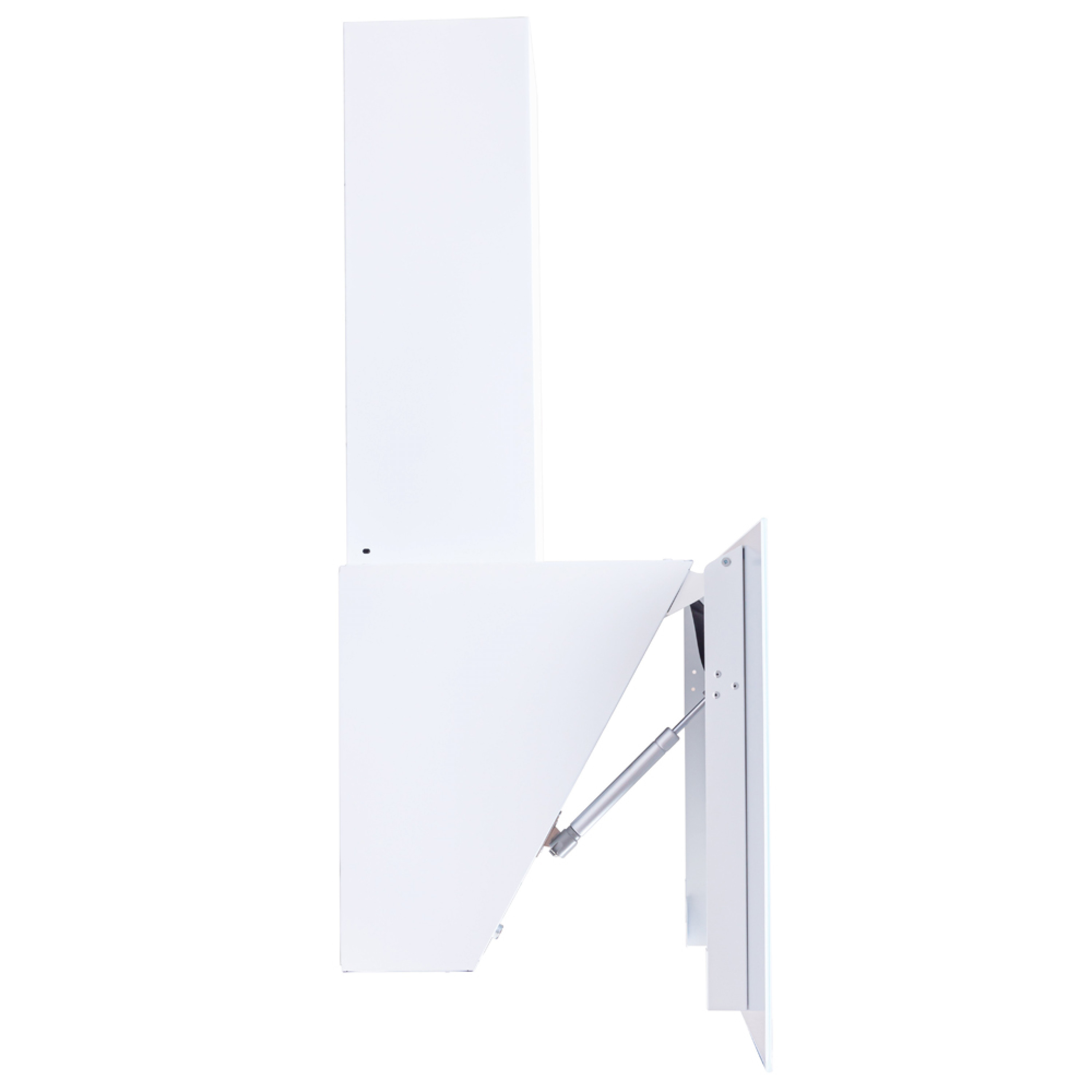 Perfelli 5902767155670 - зображення 5 Вытяжка декоративная наклонная Perfelli DNS 6642 WH LED - зображення 5