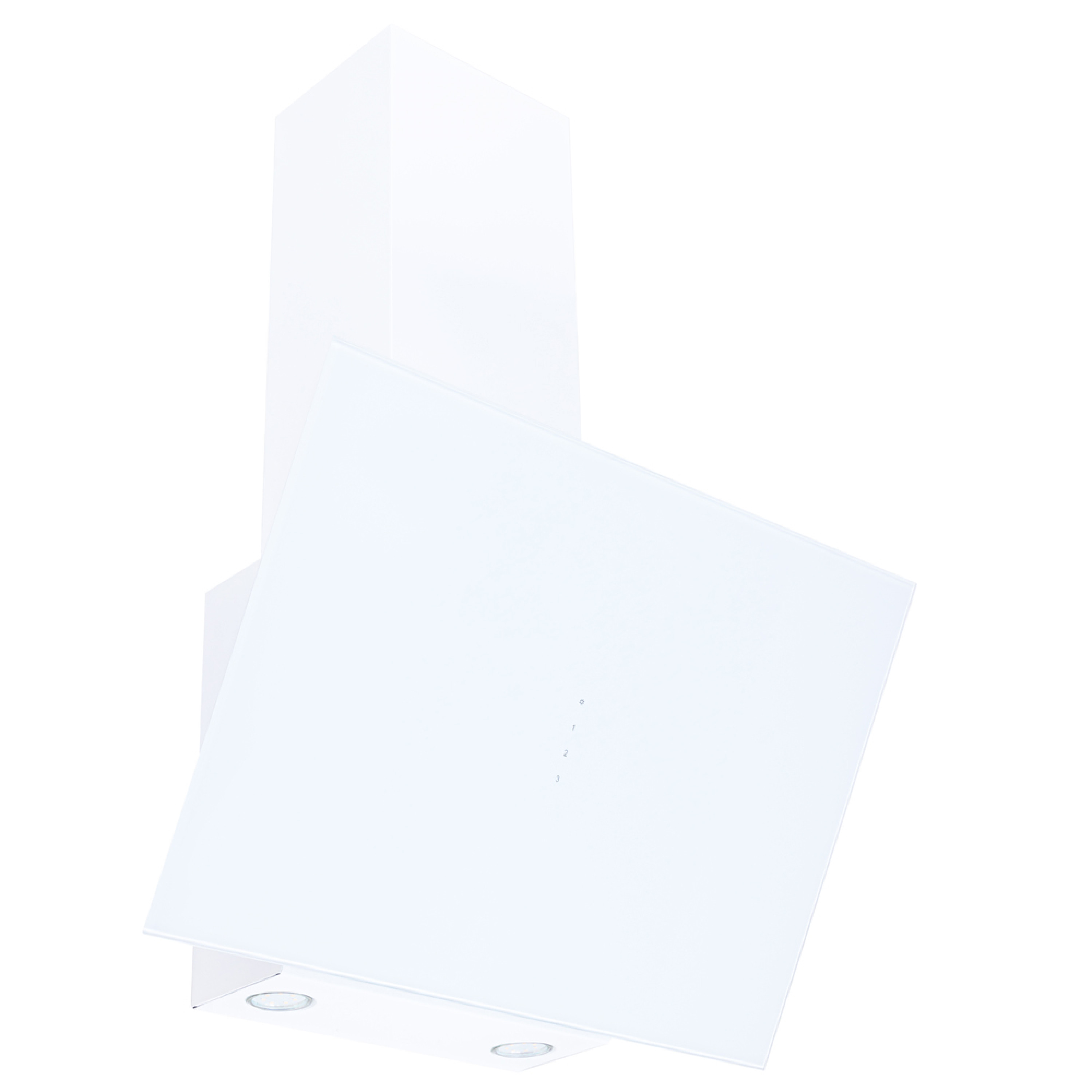Perfelli 5902767155694 - зображення 2 Вытяжка декоративная наклонная Perfelli DNS 6842 WH LED - зображення 2