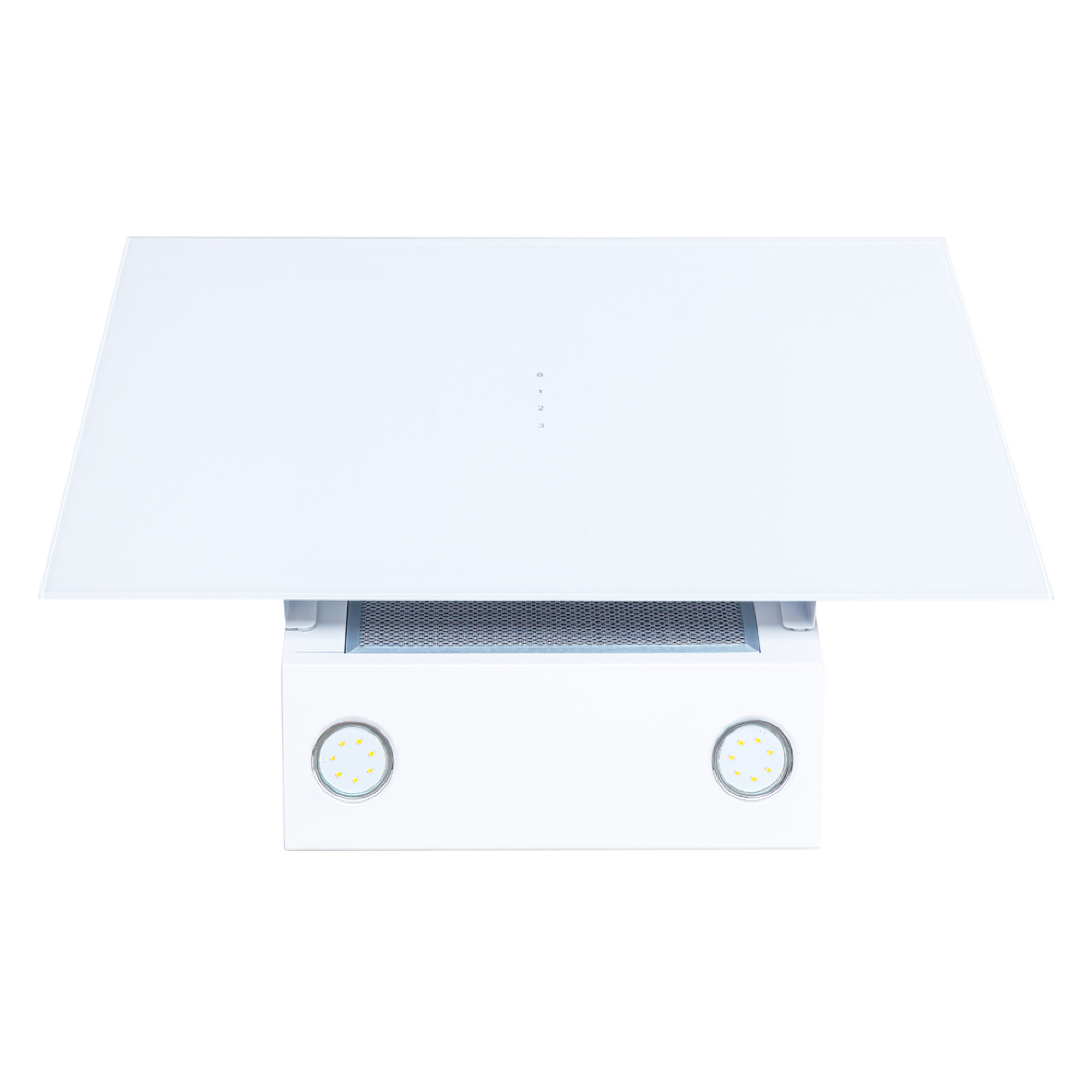 Perfelli 5902767155694 - зображення 6 Вытяжка декоративная наклонная Perfelli DNS 6842 WH LED - зображення 6