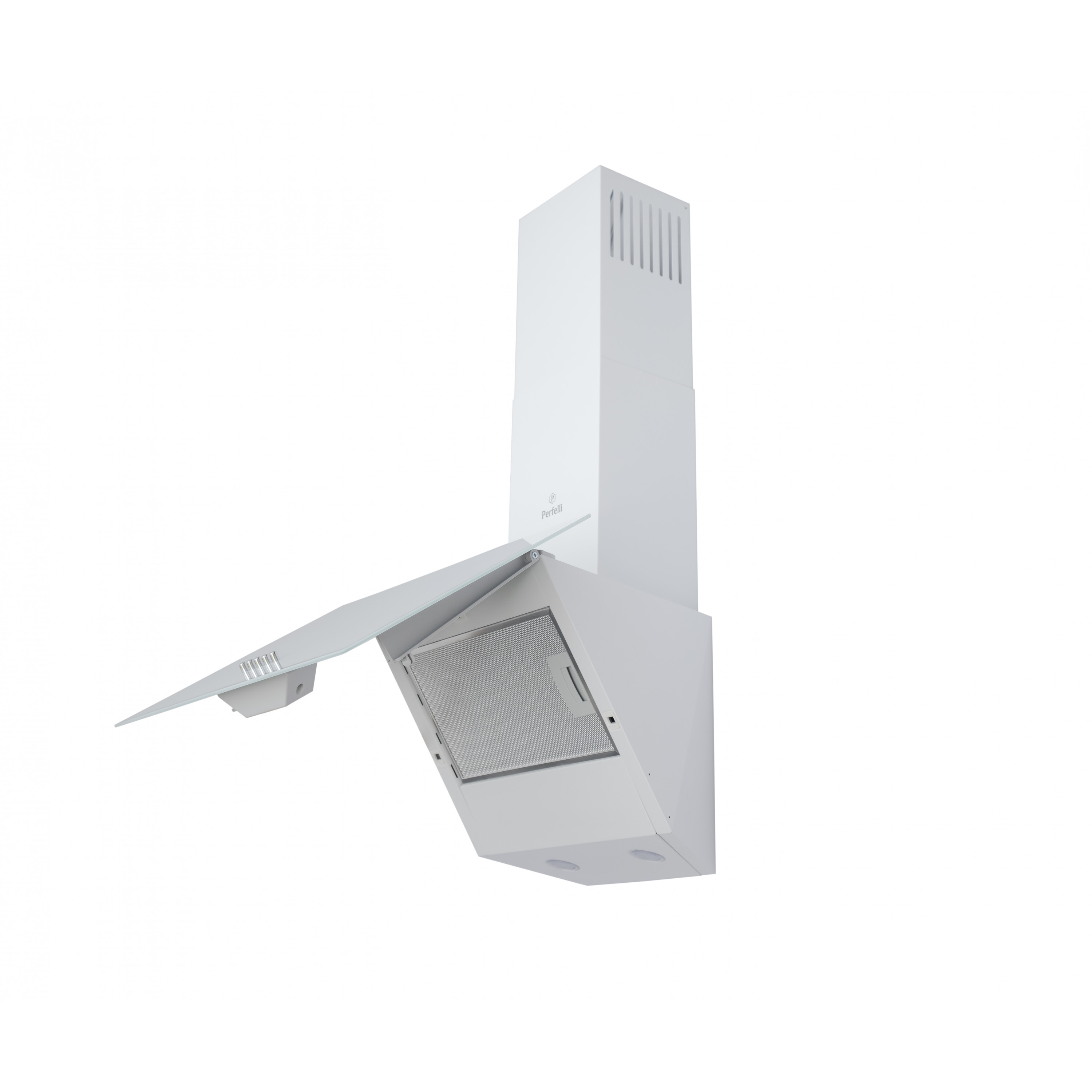 Perfelli 5902767158343 - зображення 6 Витяжка декоративна похила Perfelli DN 5272 D 700 WH LED - зображення 6
