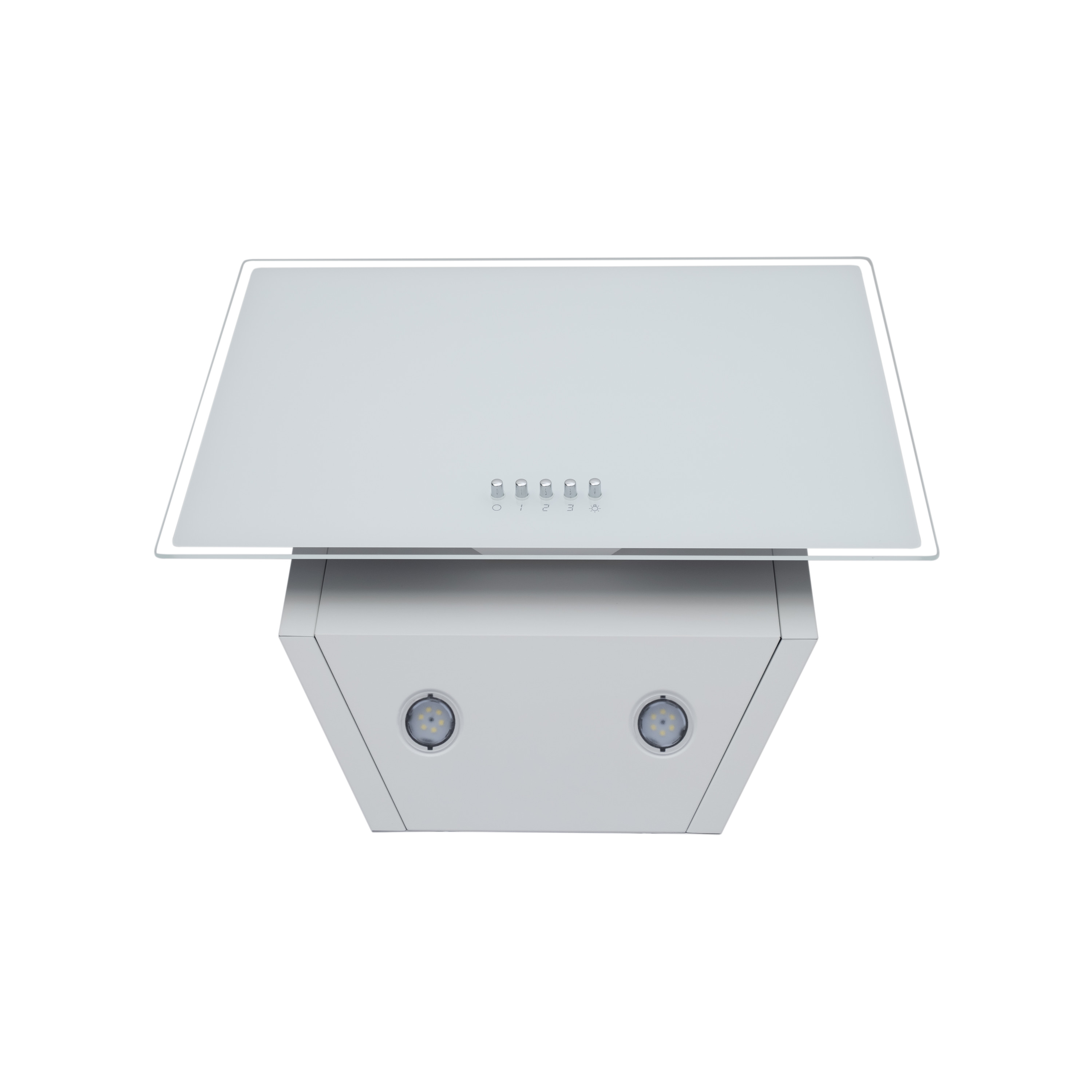 Perfelli 5902767158343 - зображення 9 Витяжка декоративна похила Perfelli DN 5272 D 700 WH LED - зображення 9