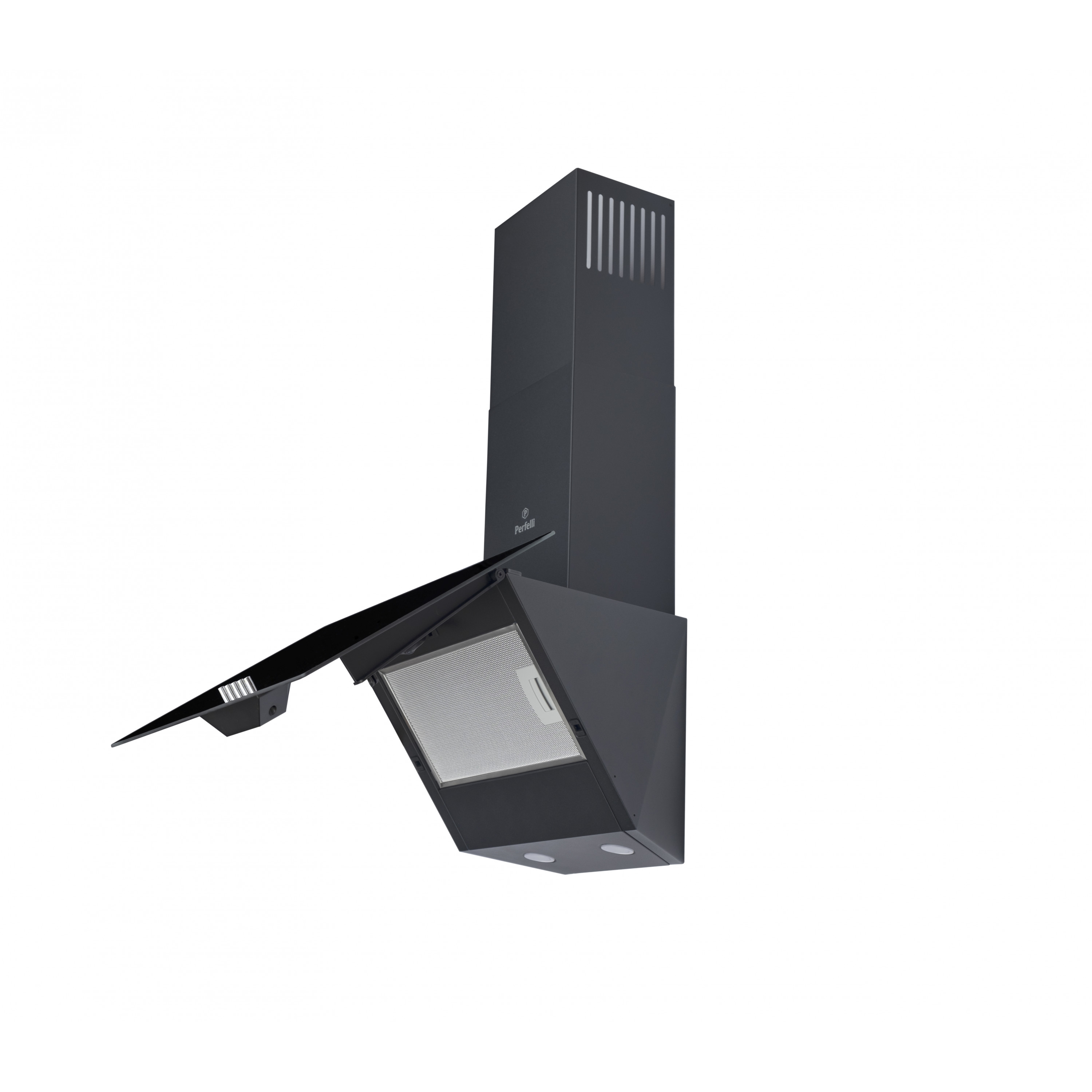 Perfelli 5902767158381 - зображення 6 Витяжка декоративна похила Perfelli DN 6272 D 700 BL LED - зображення 6