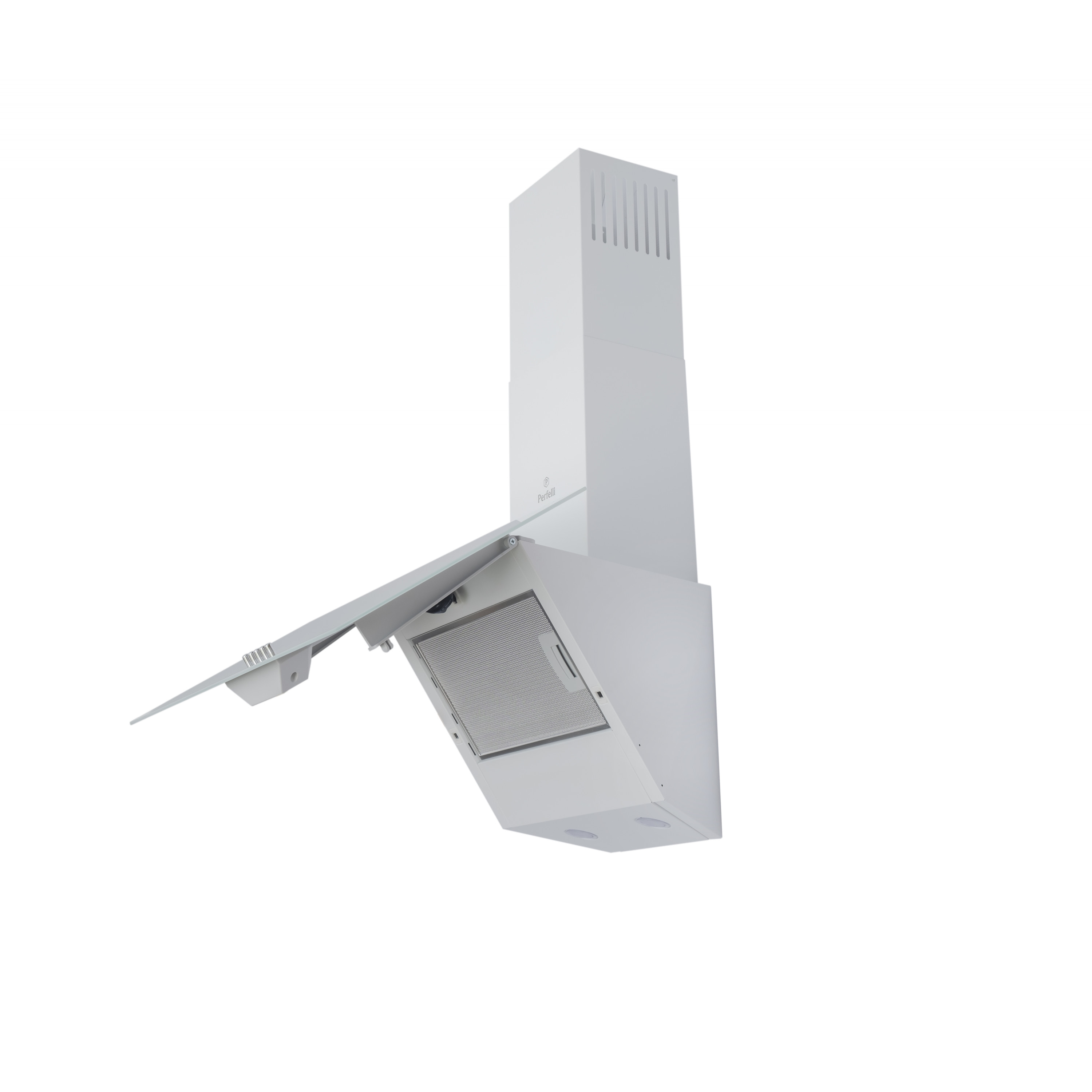 Perfelli 5902767158398 - зображення 6 Витяжка декоративна похила Perfelli DN 6272 D 700 WH LED - зображення 6