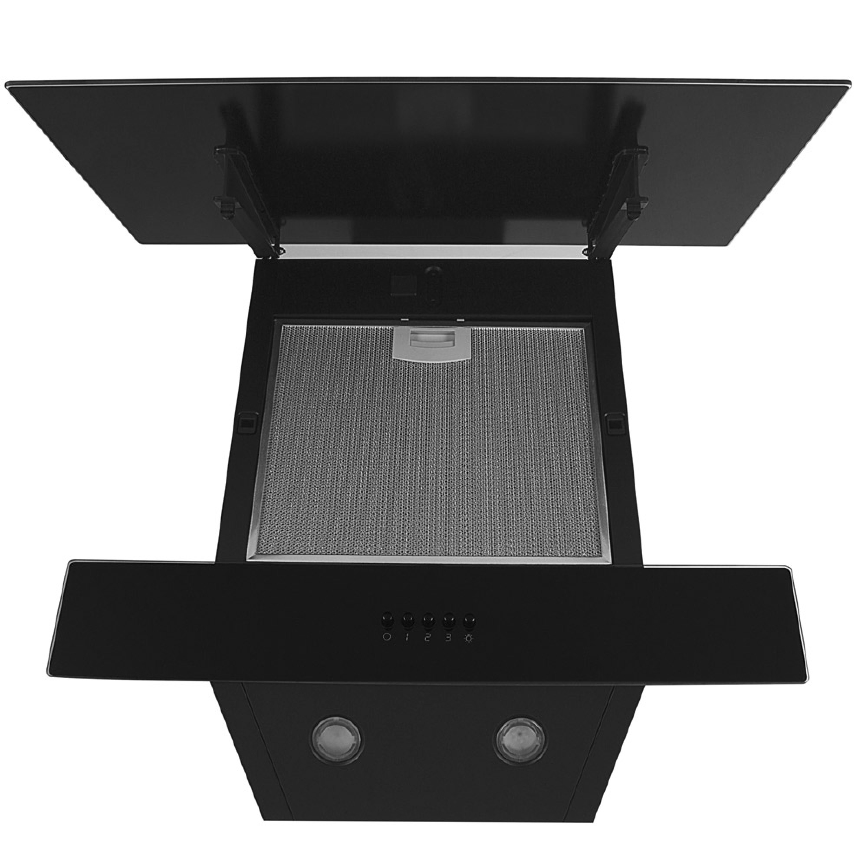 Вытяжка декоративная наклонная Perfelli DN 6452 D 850 BL LED - зображення 7