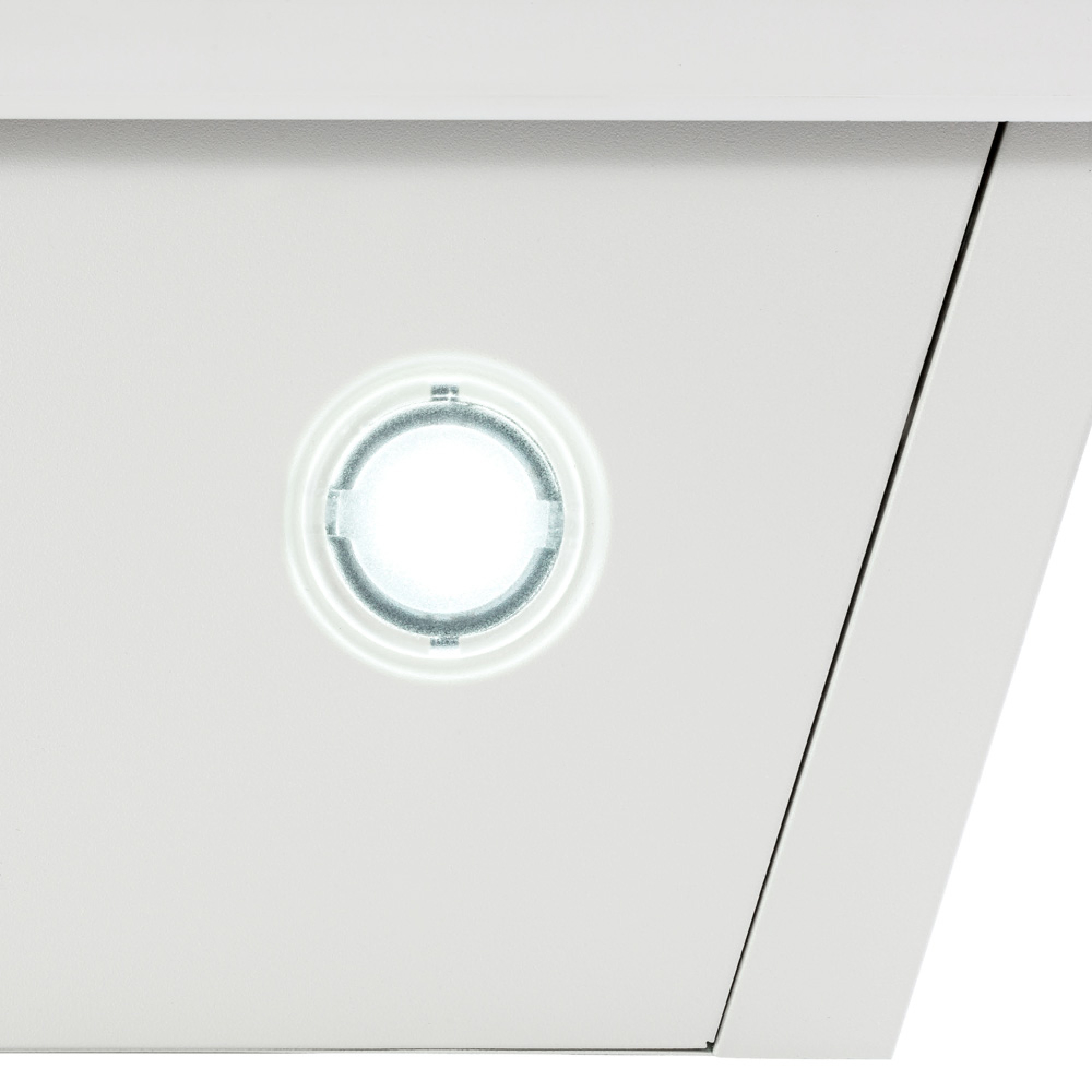 Вытяжка декоративная наклонная Perfelli DN 6452 D 850 WH LED - зображення 9
