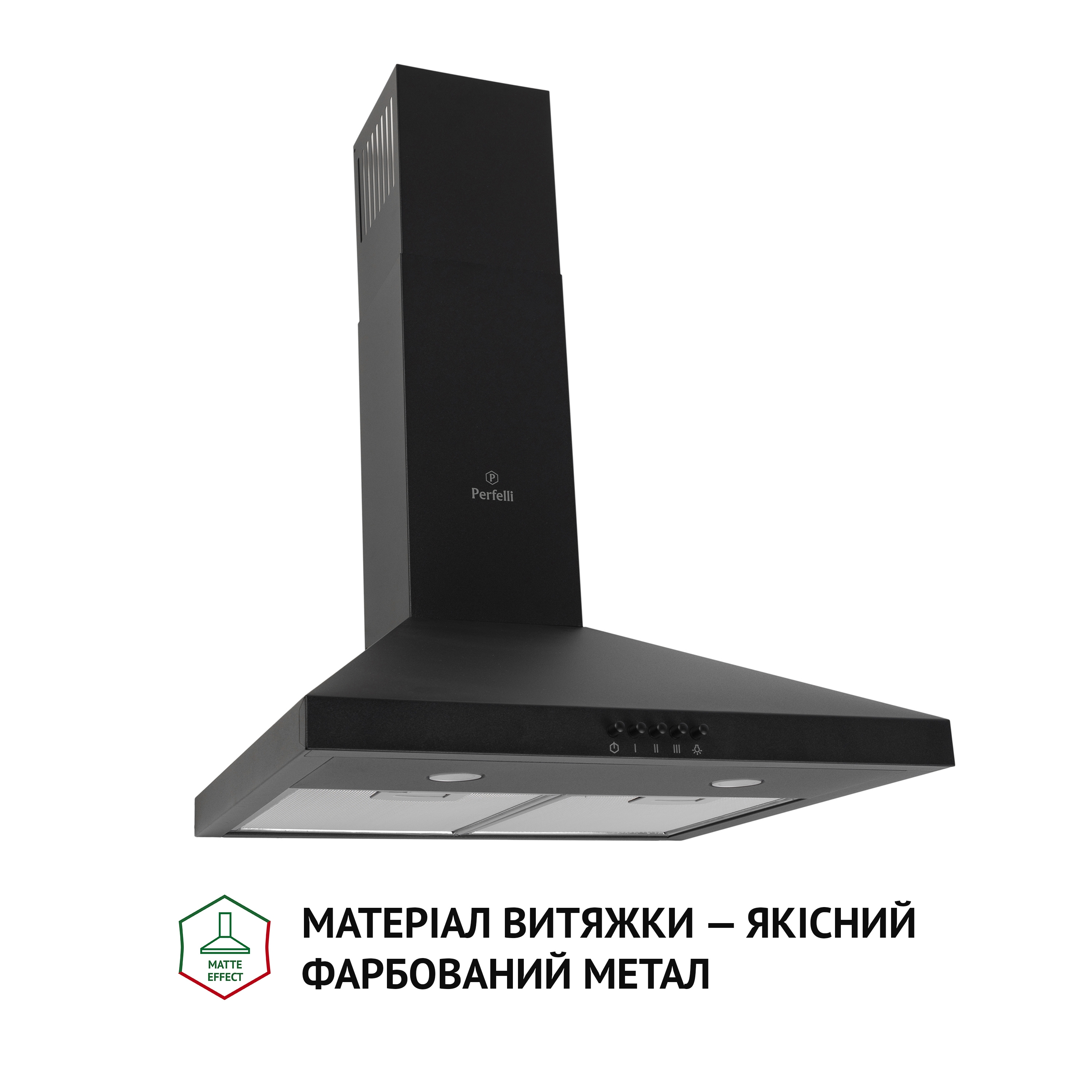 Perfelli 5902767158725 - зображення 2 Вытяжка купольная Perfelli K 5202 BL 700 LED - зображення 2