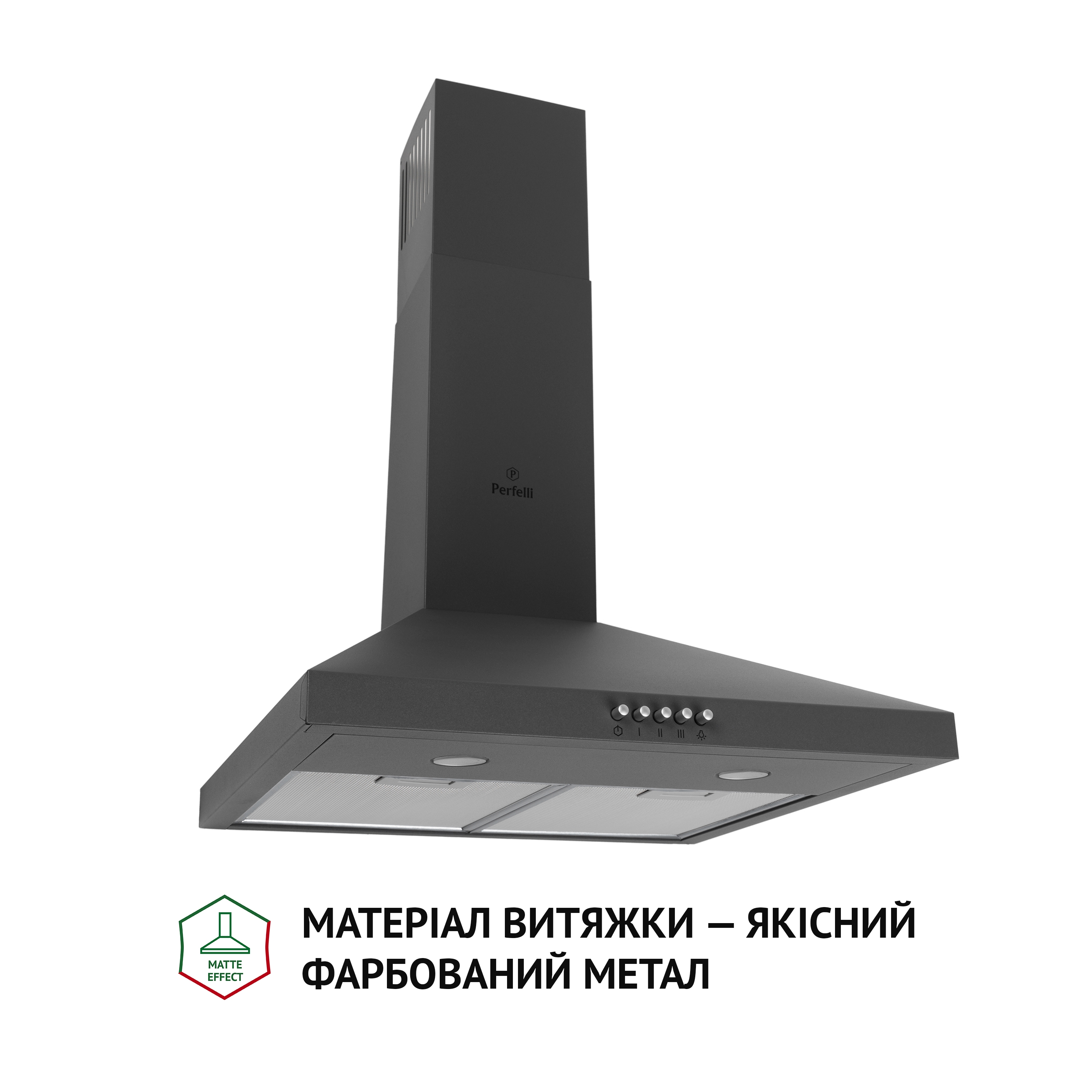 Витяжка купольна Perfelli K 5202 SG 700 LED - зображення 2
