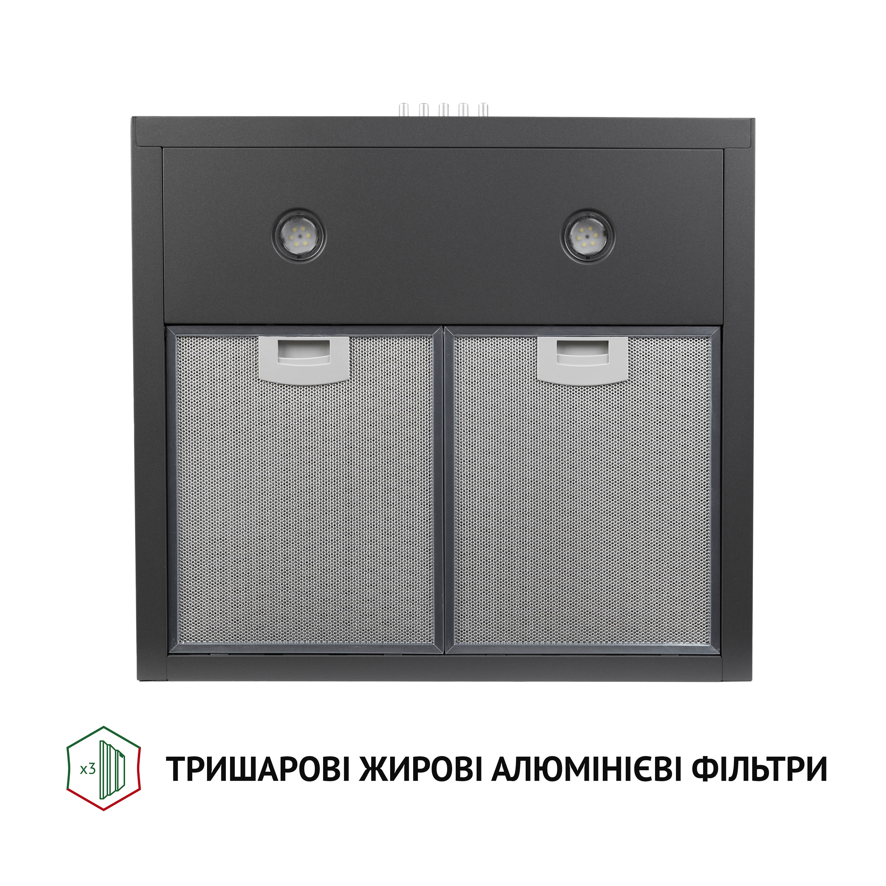 Витяжка купольна Perfelli K 5202 SG 700 LED - зображення 5