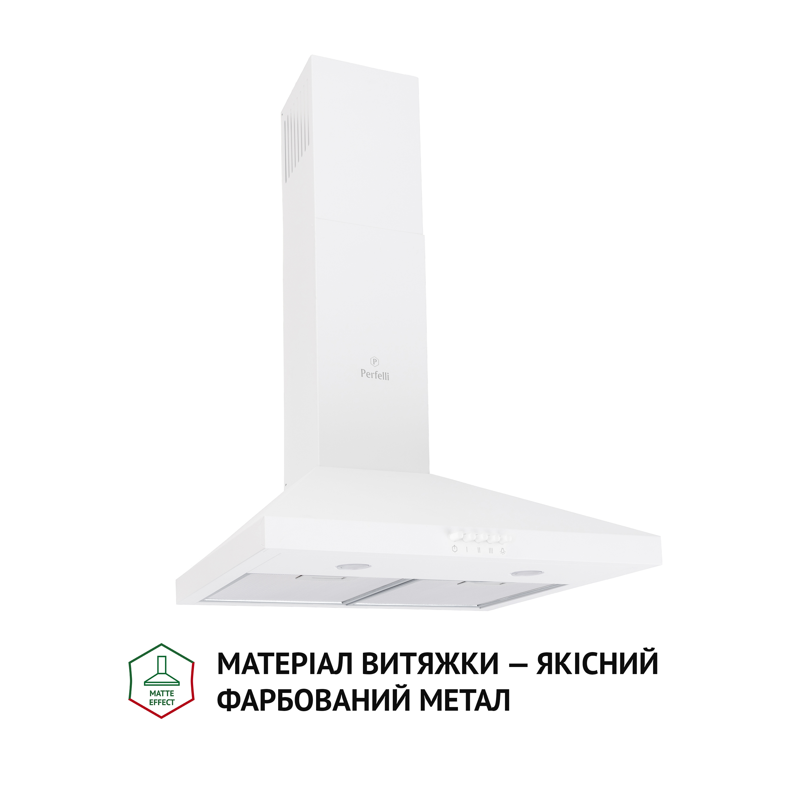 Вытяжка купольная Perfelli K 5202 WH 700 LED - зображення 2