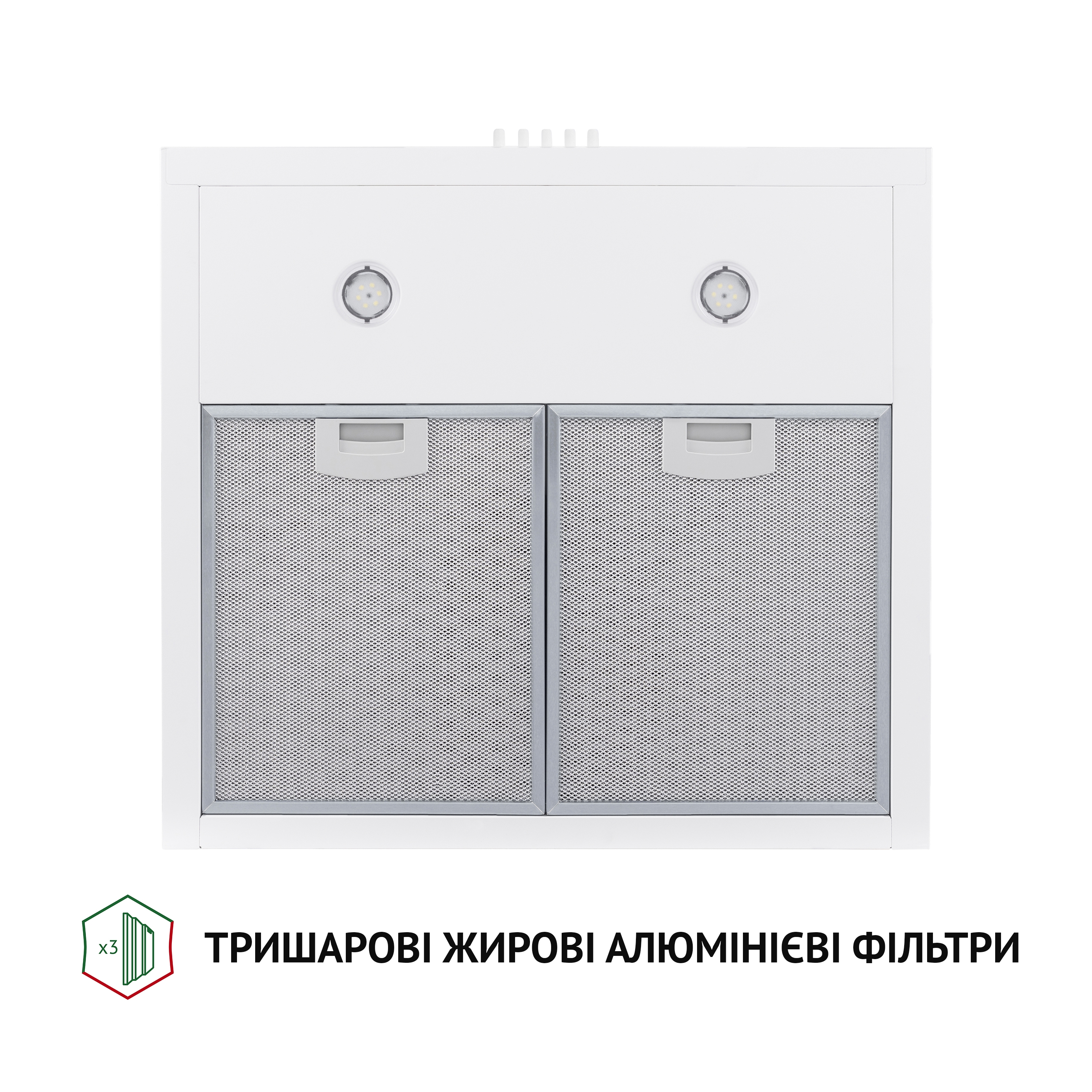 Вытяжка купольная Perfelli K 5202 WH 700 LED - зображення 5