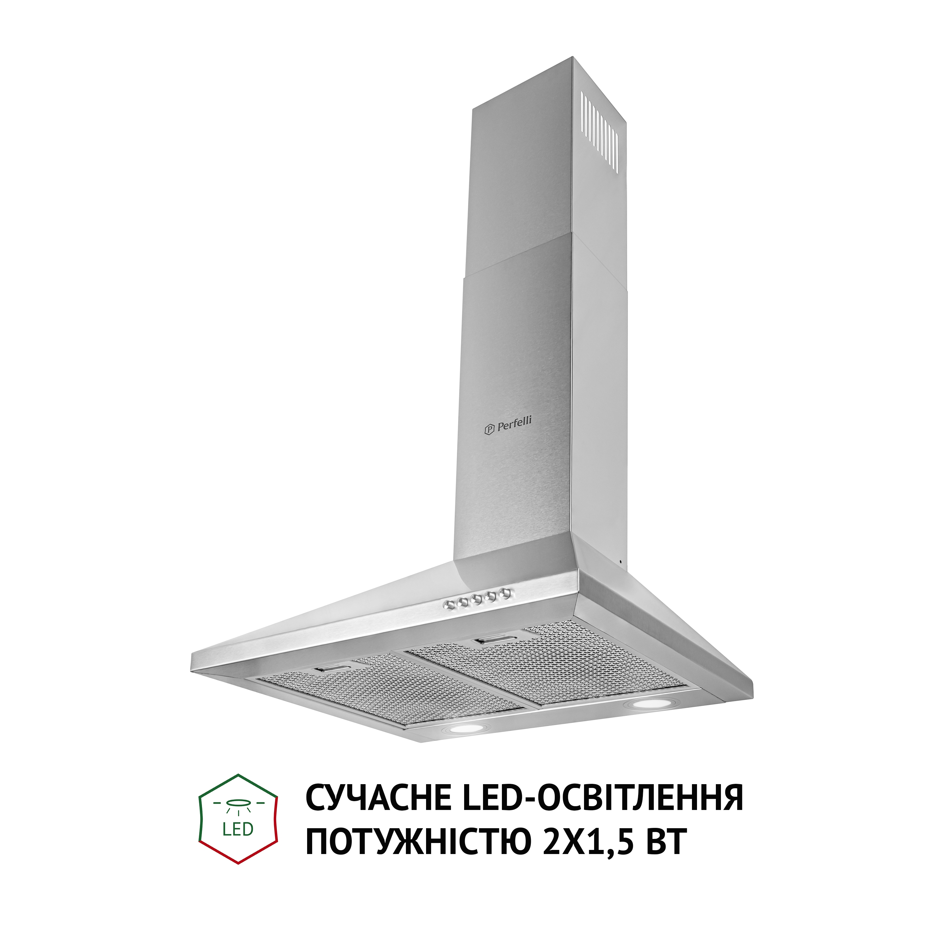 Perfelli 5902767159524 - зображення 3 Вытяжка купольная Perfelli K 5210 I 700 LED - зображення 3