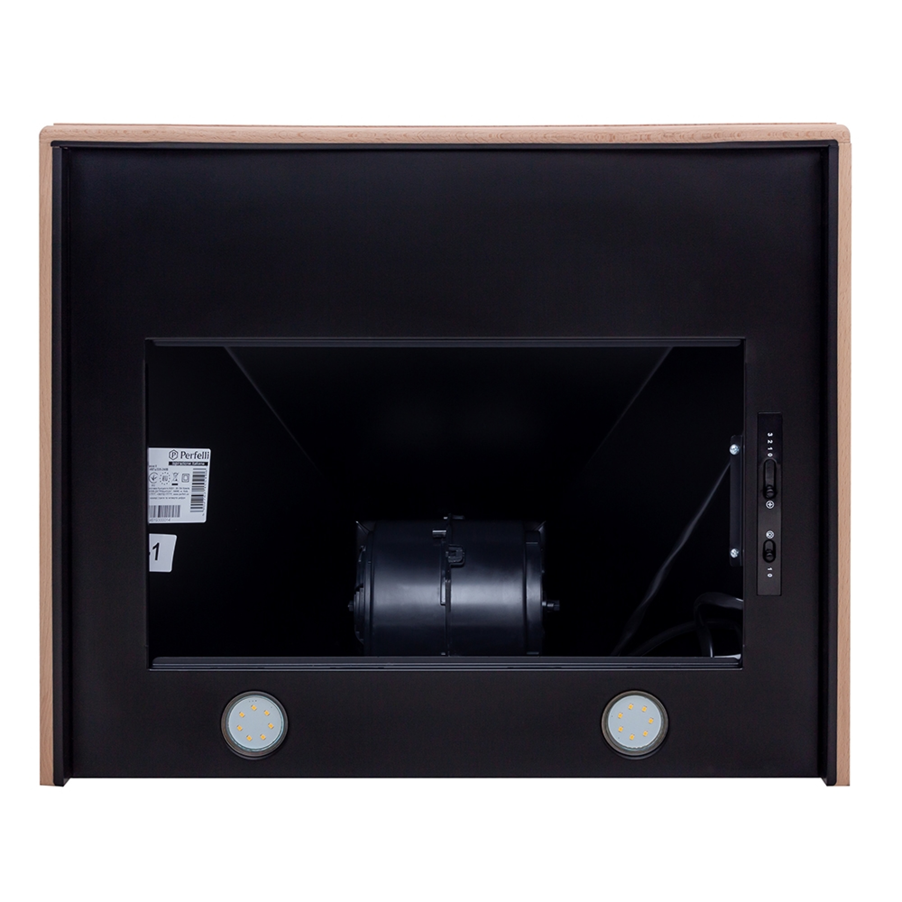 Витяжка купольна Perfelli K 6122 BL Wood LED - зображення 6