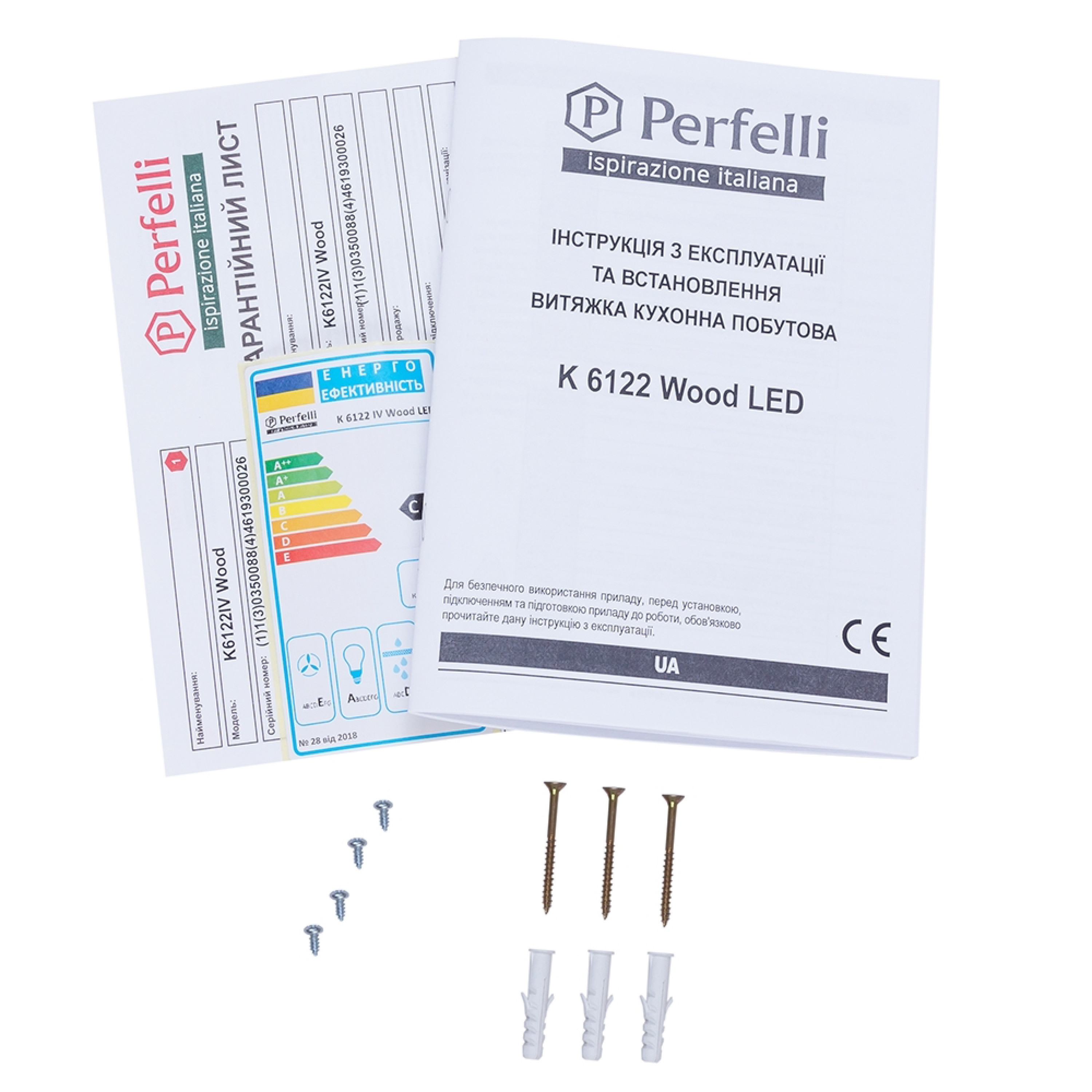 Витяжка купольна Perfelli K 6122 IV Wood LED - зображення 14