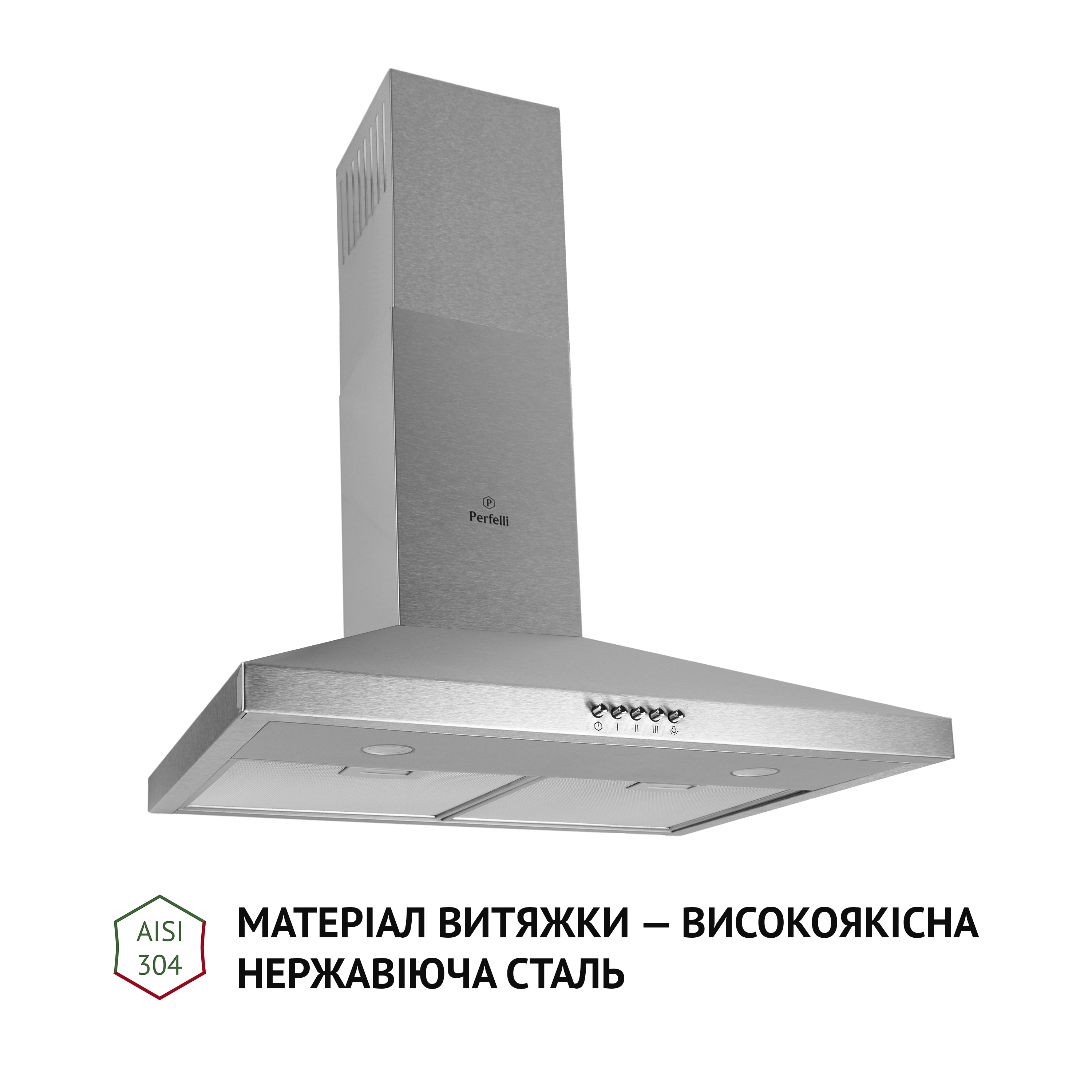 Витяжка купольна Perfelli K 6202 I 700 LED - зображення 2