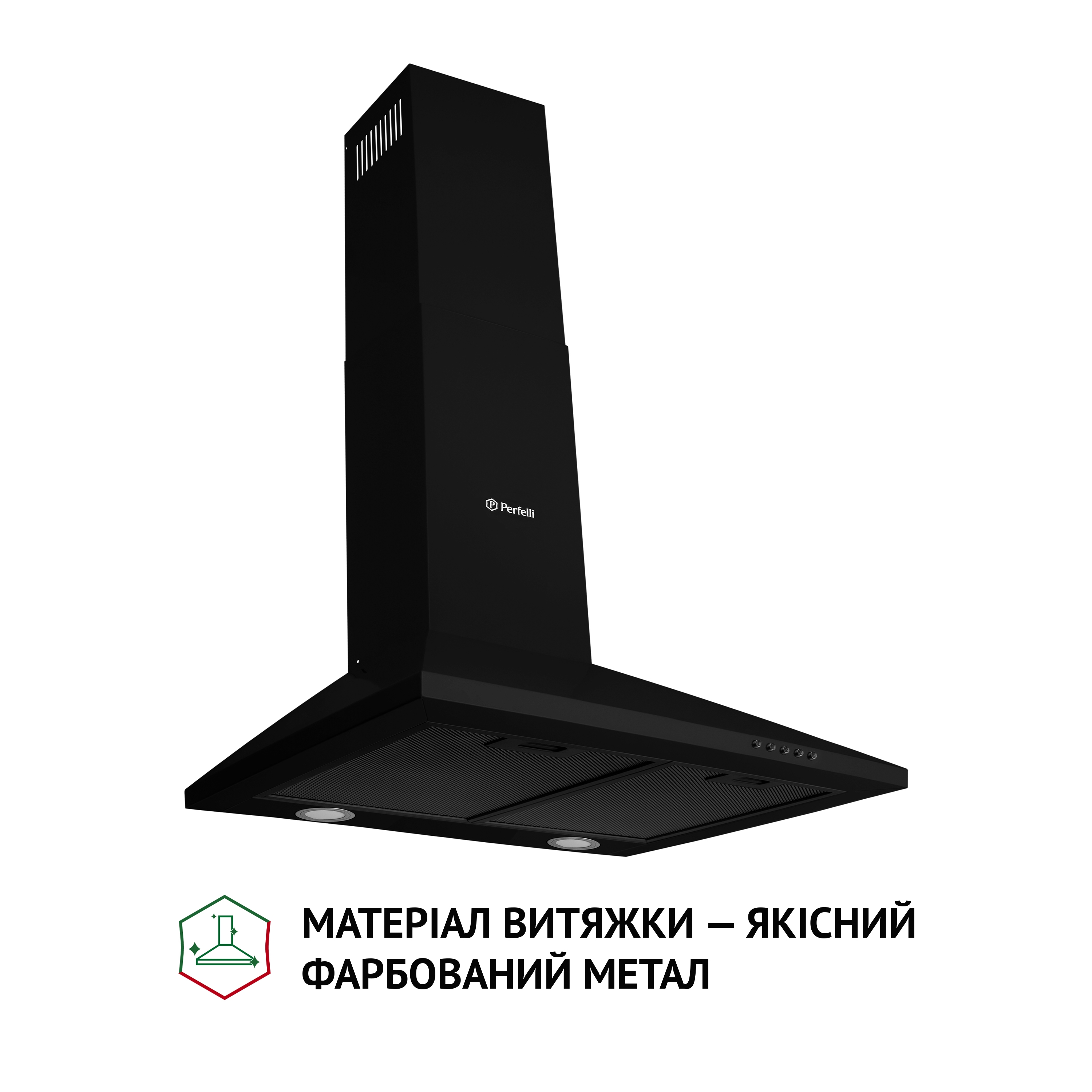 Витяжка купольна Perfelli K 6210 BL 700 LED - зображення 2