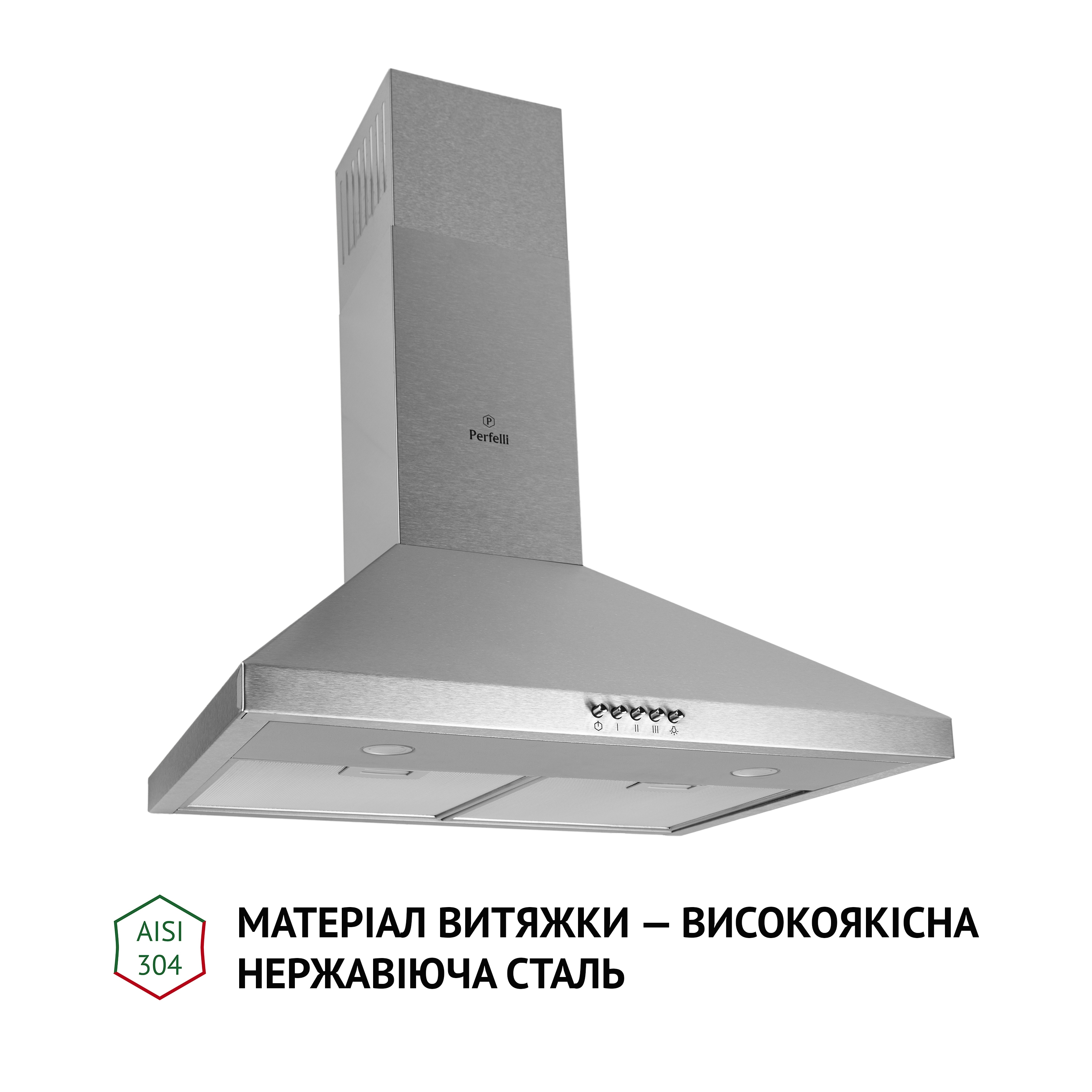 Вытяжка купольная Perfelli K 6402 I 850 LED - зображення 2