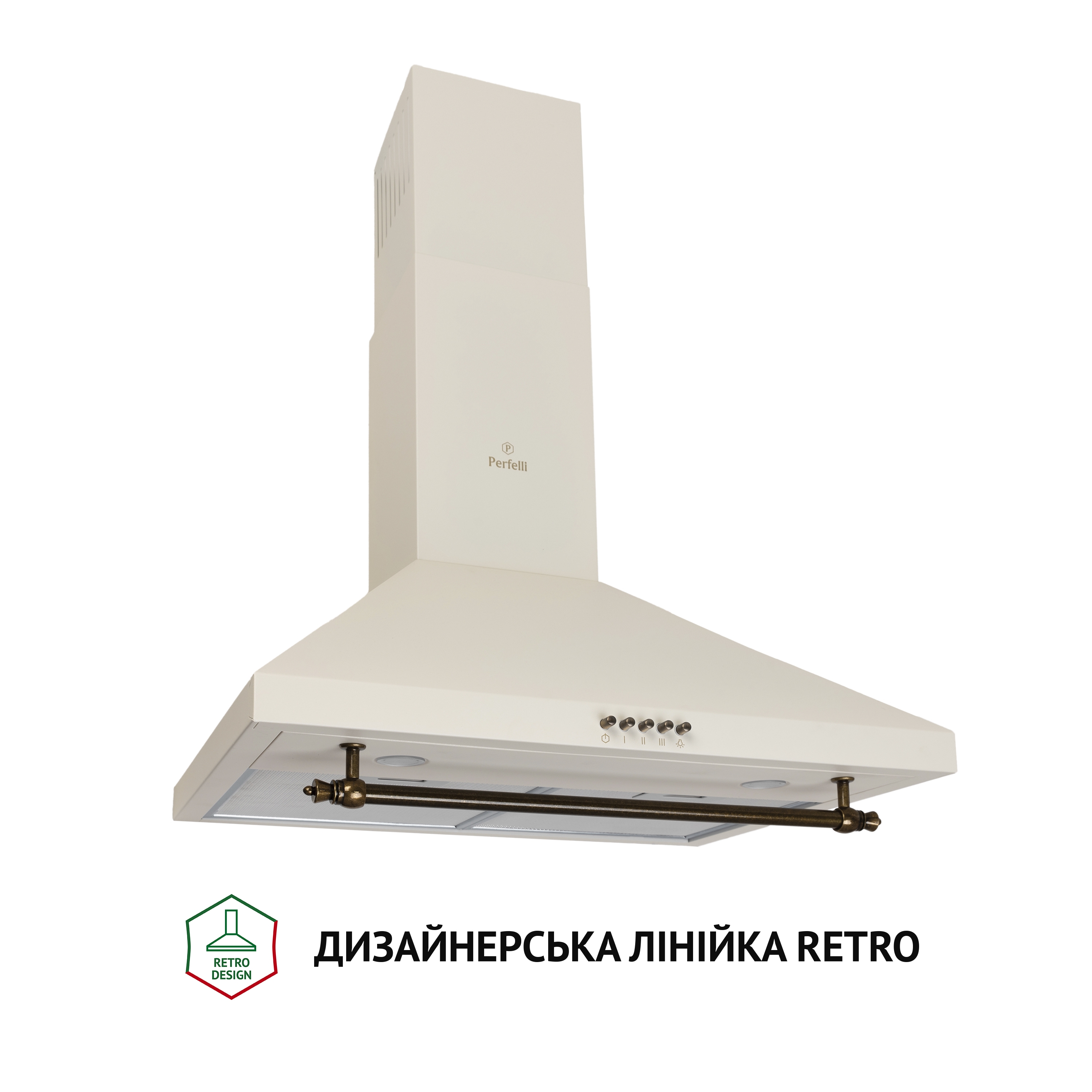 Вытяжка купольная Perfelli K 6432 IV 850 LED RETRO - зображення 2